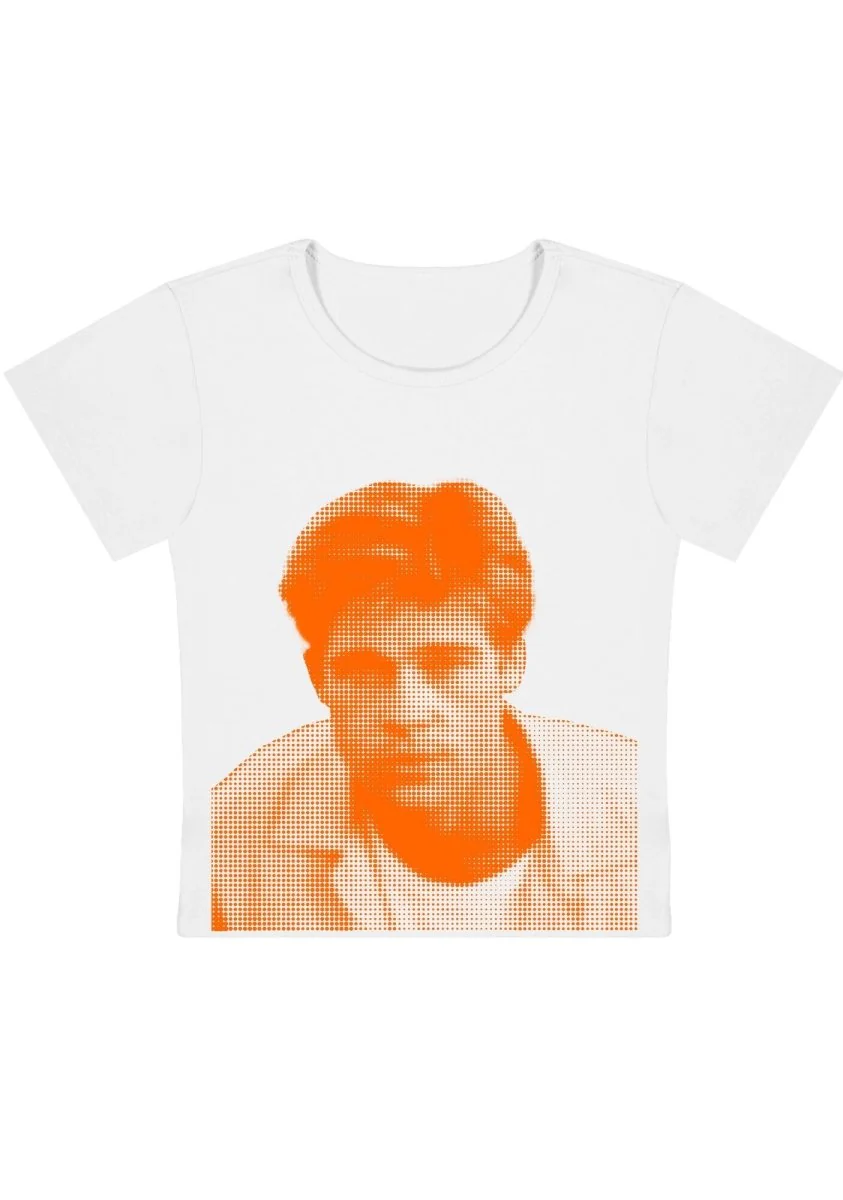 Custom Pixel Portrait Y2k Baby Tee - Image 6