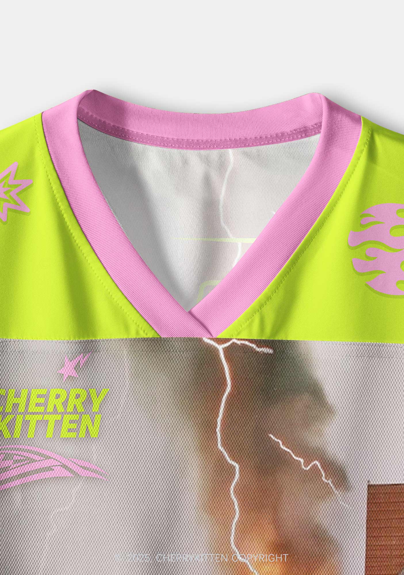 Custom Pony Cow Y2K Crop Sport Jersey Shirts Cherrykitten - Image 4