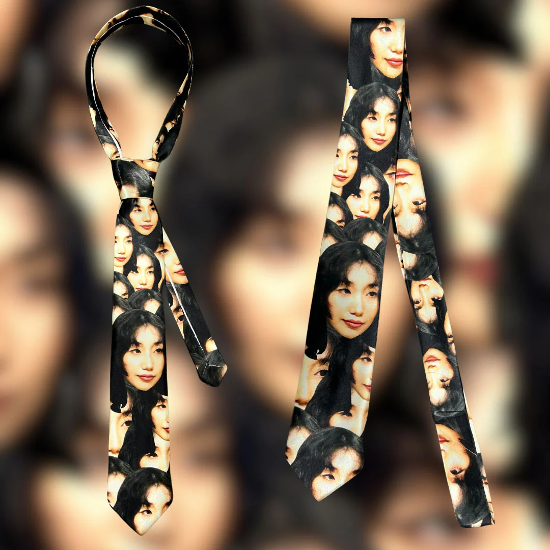 Custom Portrait Y2K Necktie Cherrykitten - Image 4