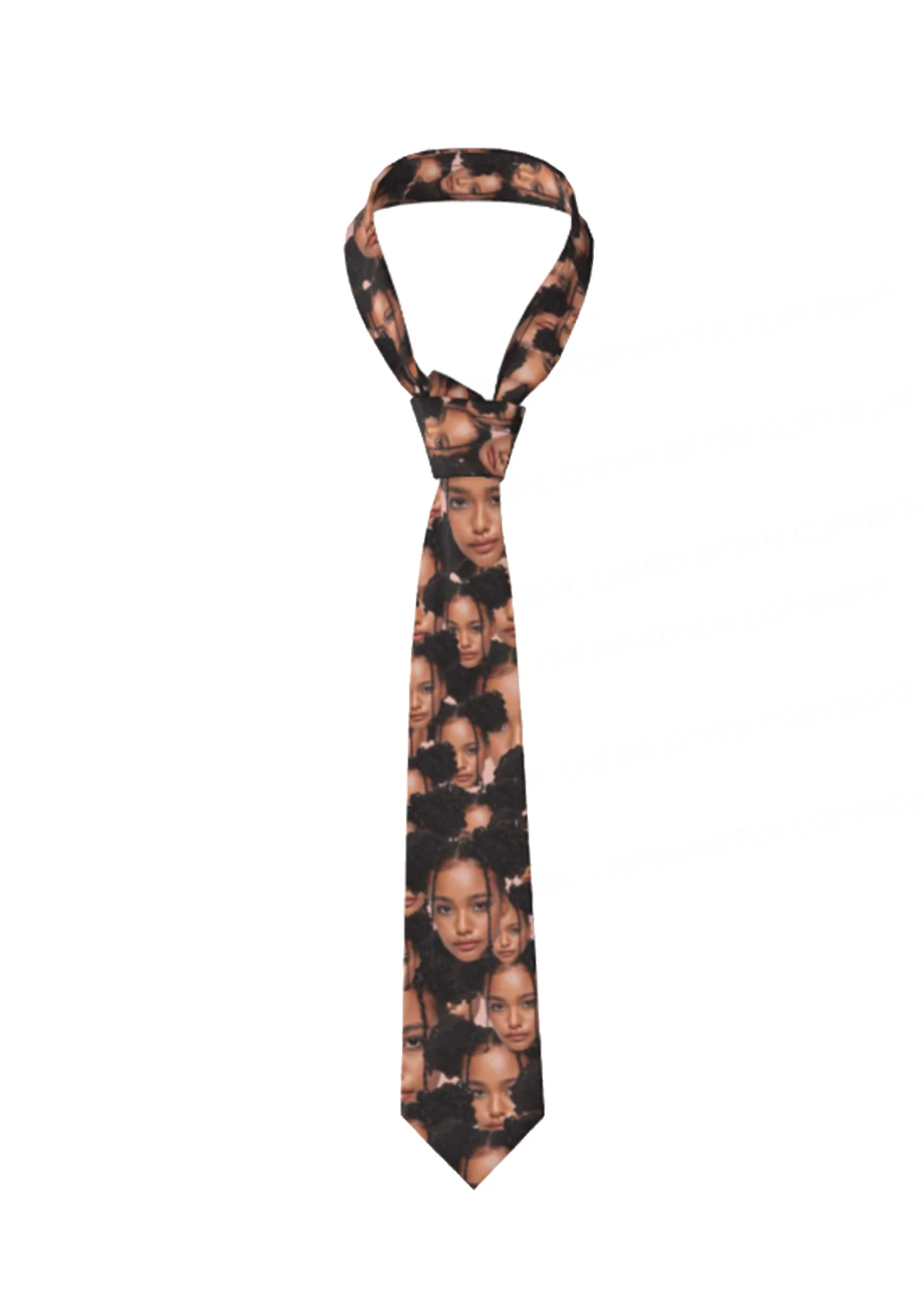 Custom Portrait Y2K Necktie Cherrykitten - Image 6
