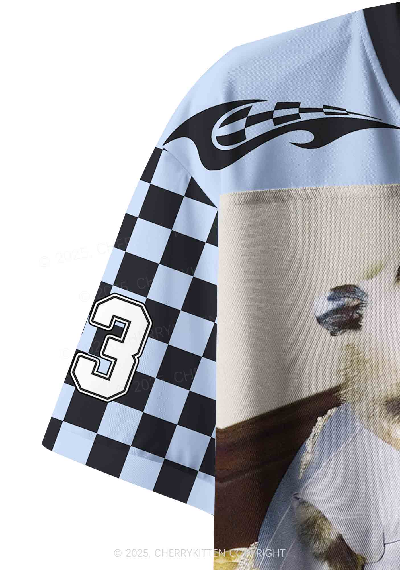 Custom Princess Rats Y2K Crop Sport Jersey Shirts Cherrykitten - Image 5