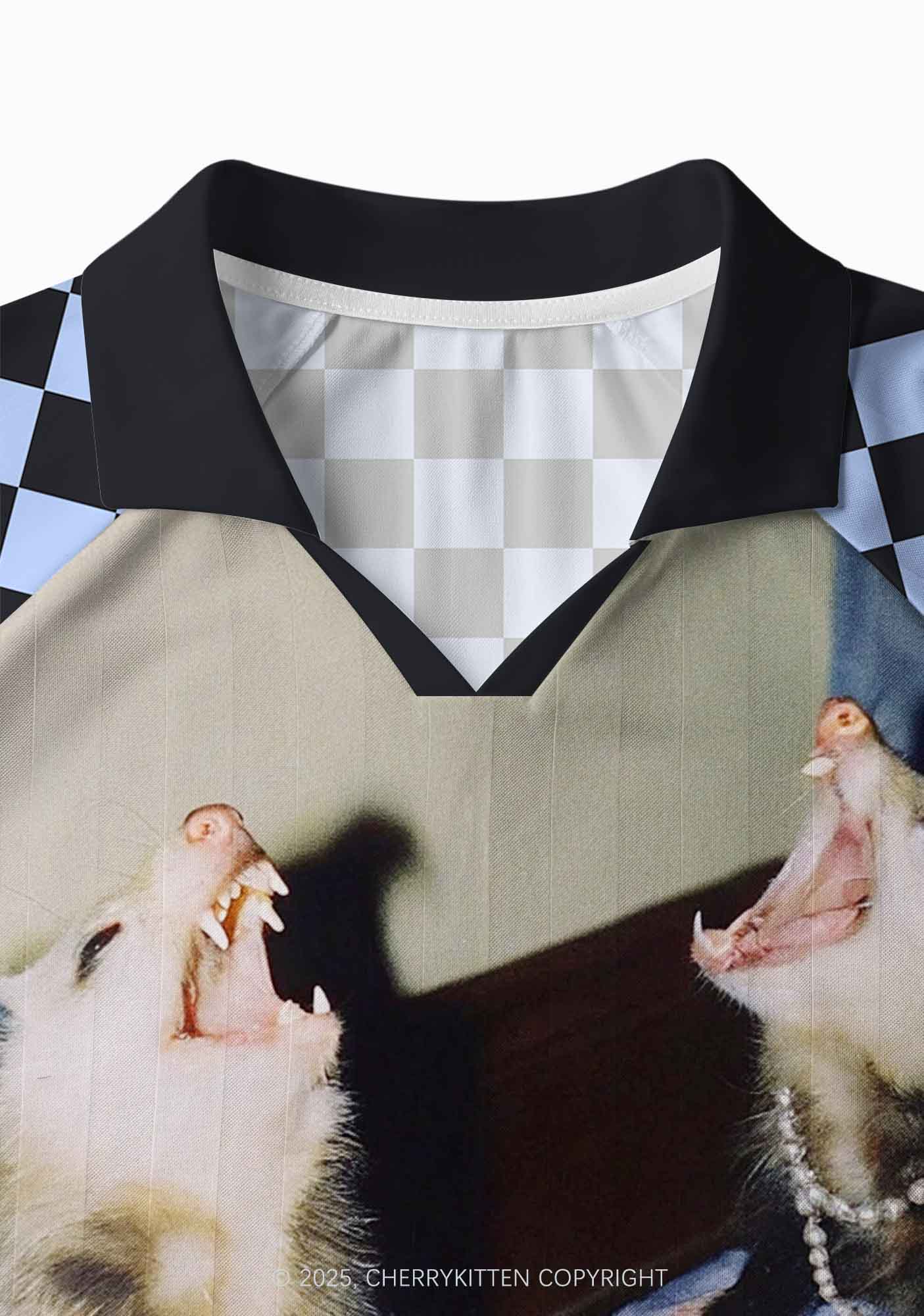 Custom Princess Rats Y2K Long Sleeve Sport Jersey Shirts Cherrykitten - Image 4