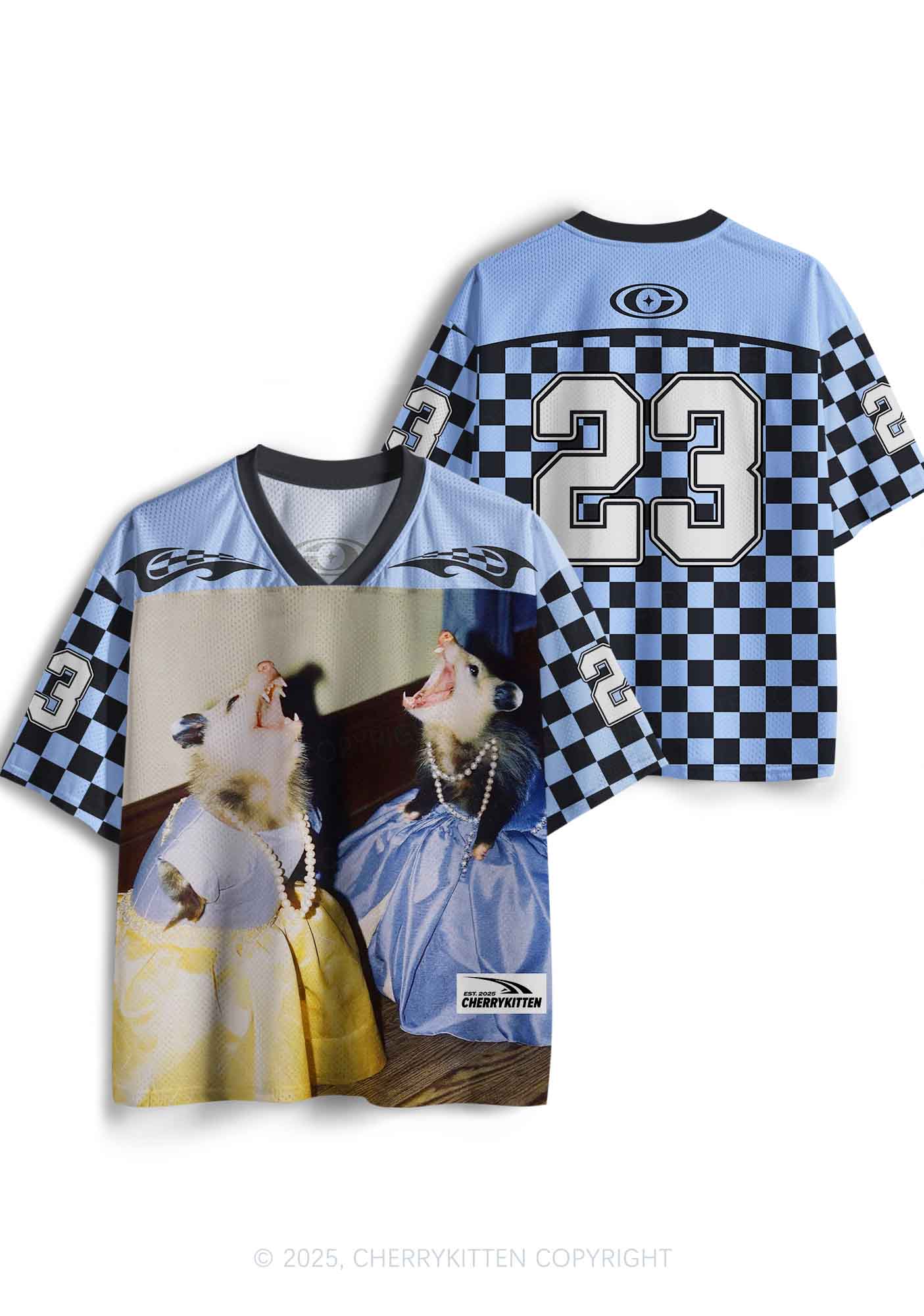 Custom Princess Rats Y2K Sport Jersey Shirts Cherrykitten - Image 3