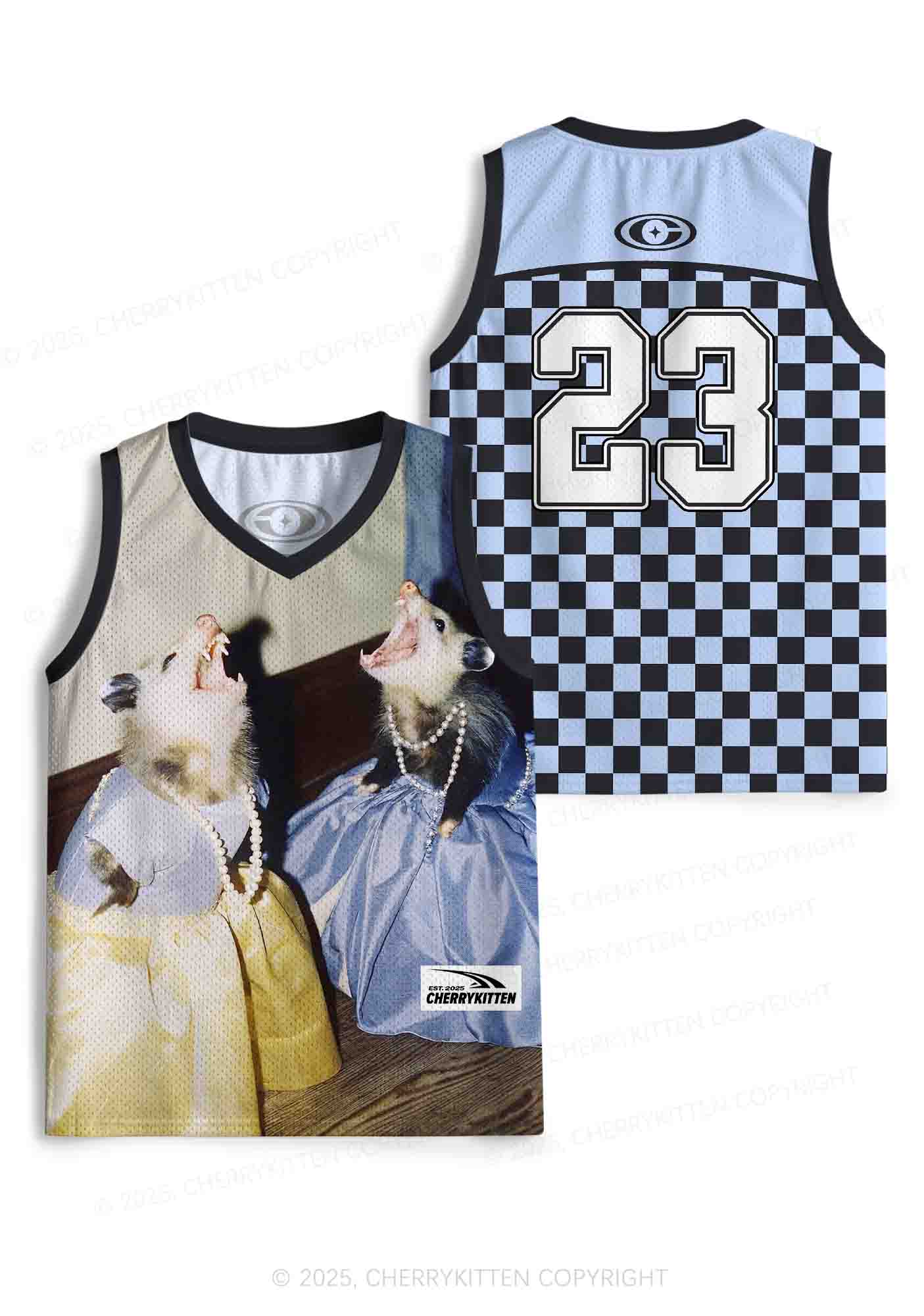 Custom Princess Rats Y2K Sport Jersey Tank Cherrykitten - Image 3