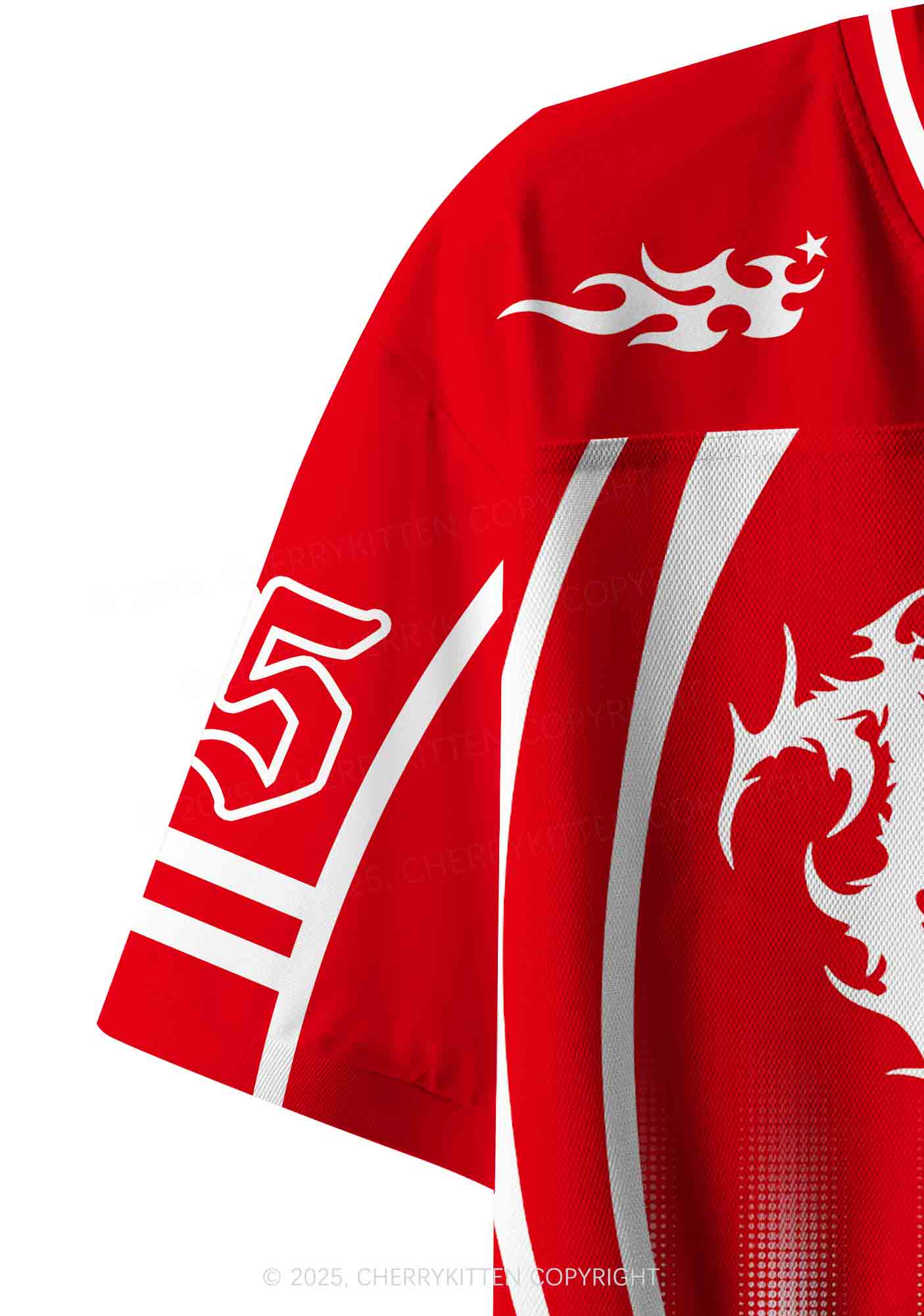 Custom Punk Cxxt Y2K Crop Sport Jersey Shirts Cherrykitten - Image 5