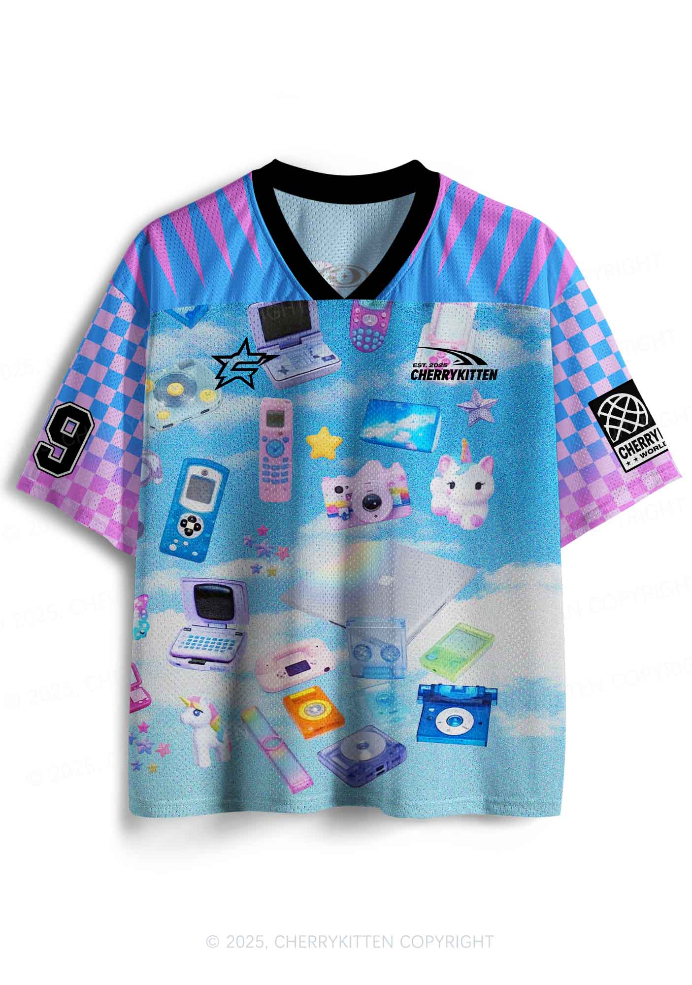 Custom Punk Digital Y2K Sport Jersey Shirts Cherrykitten - Image 3