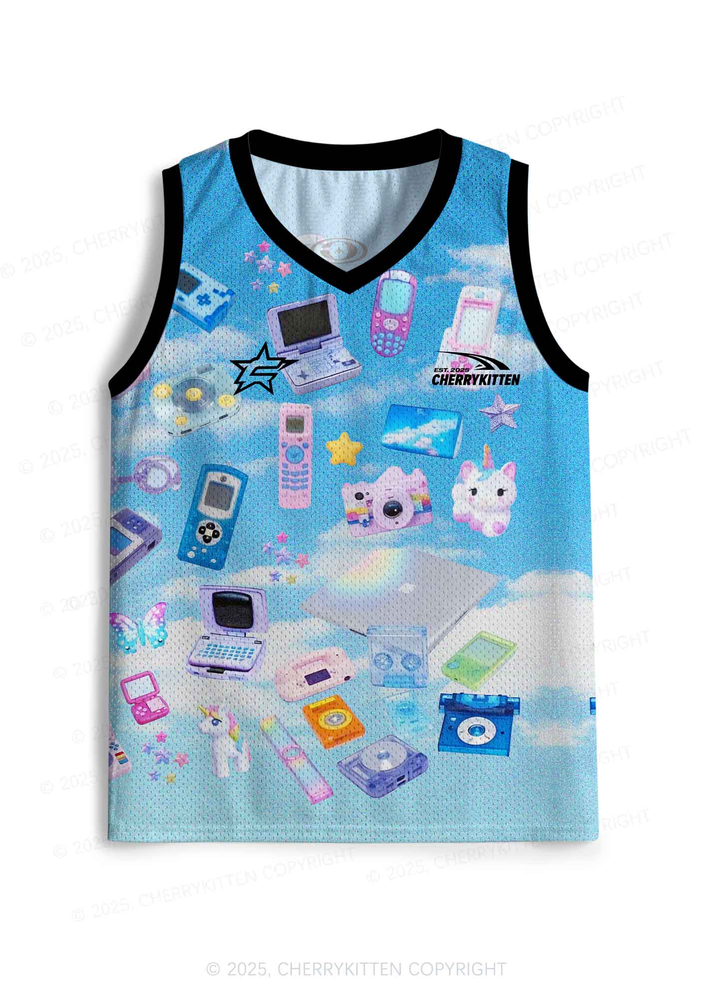 Custom Punk Digital Y2K Sport Jersey Tank Cherrykitten - Image 2