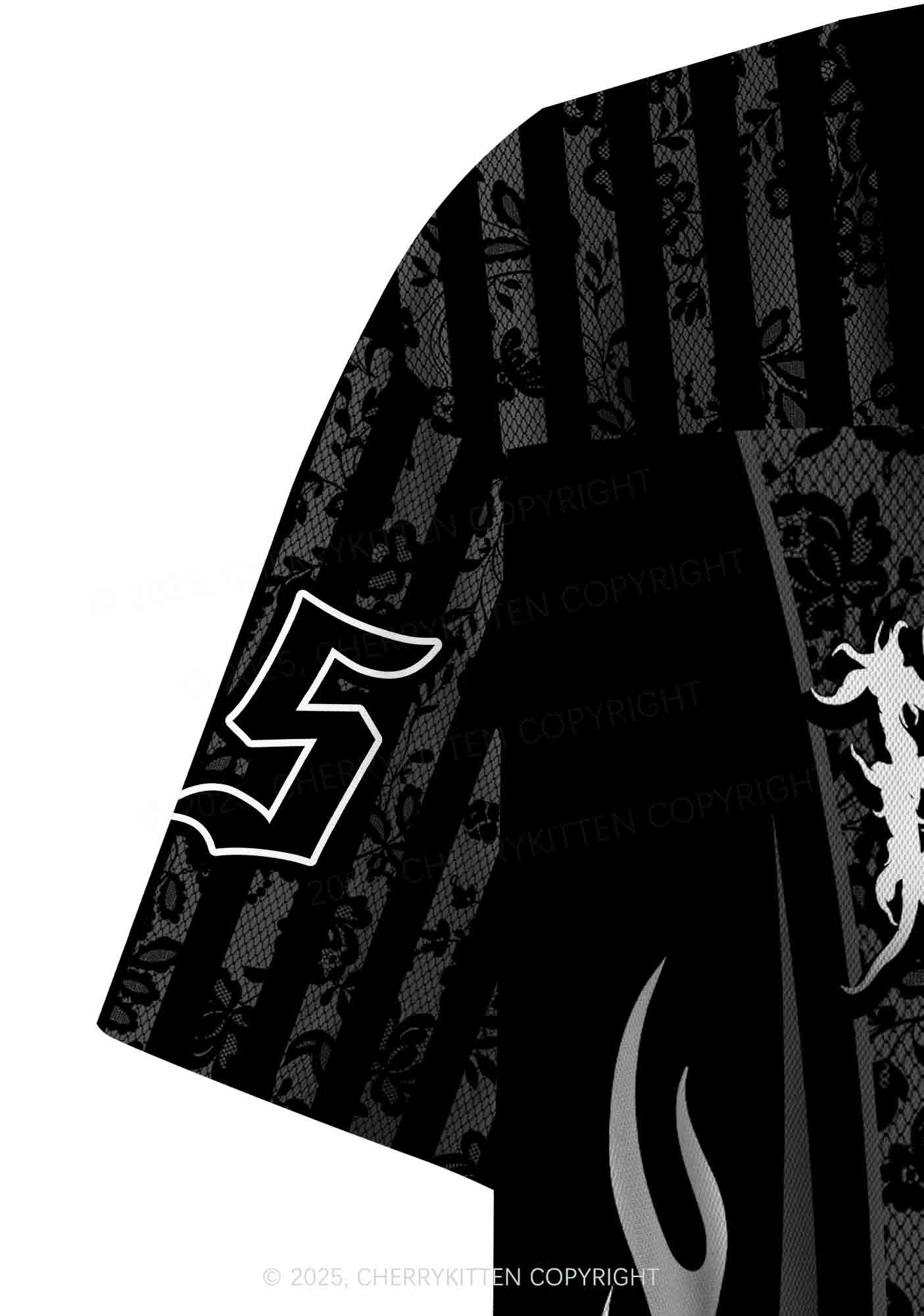 Custom Punk Faggot Pride Y2K Crop Sport Jersey Shirts Cherrykitten - Image 5