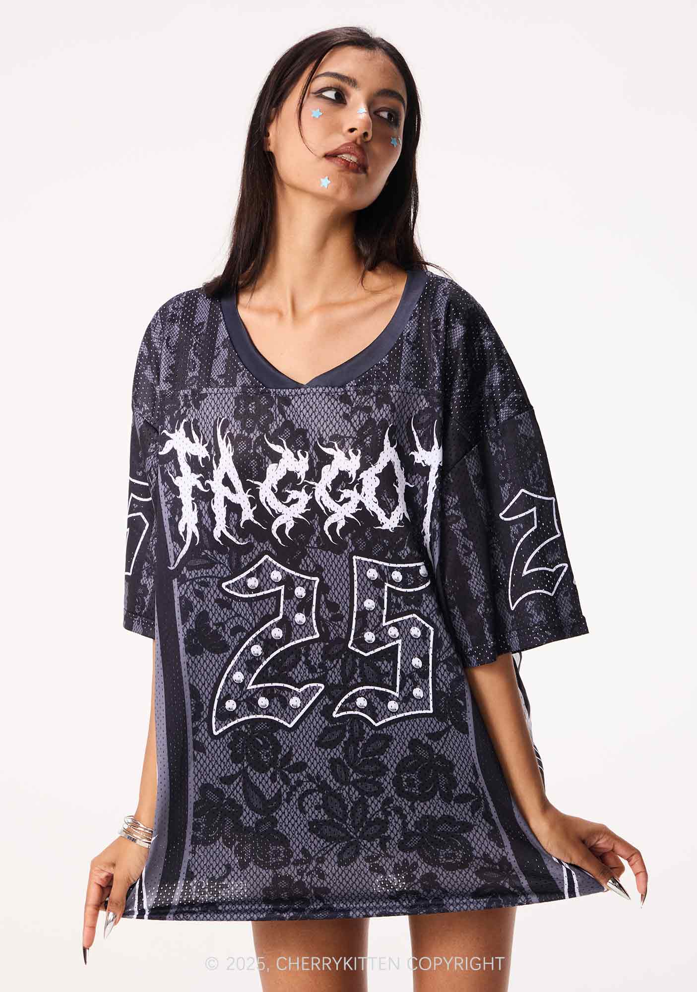 Custom Punk Faggot Pride Y2K Sport Jersey Shirts Cherrykitten - Image 3