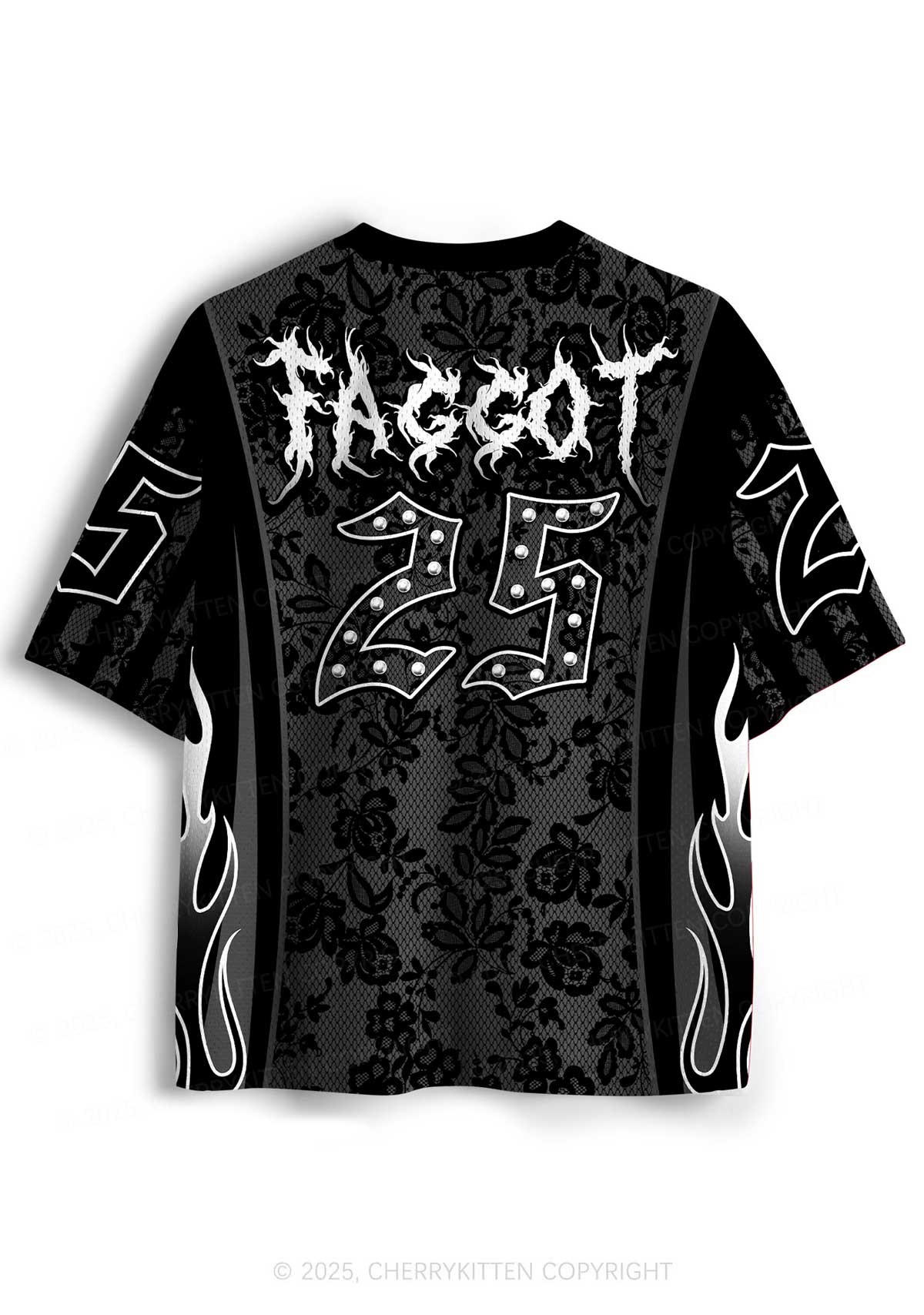 Custom Punk Faggot Pride Y2K Sport Jersey Shirts Cherrykitten - Image 6