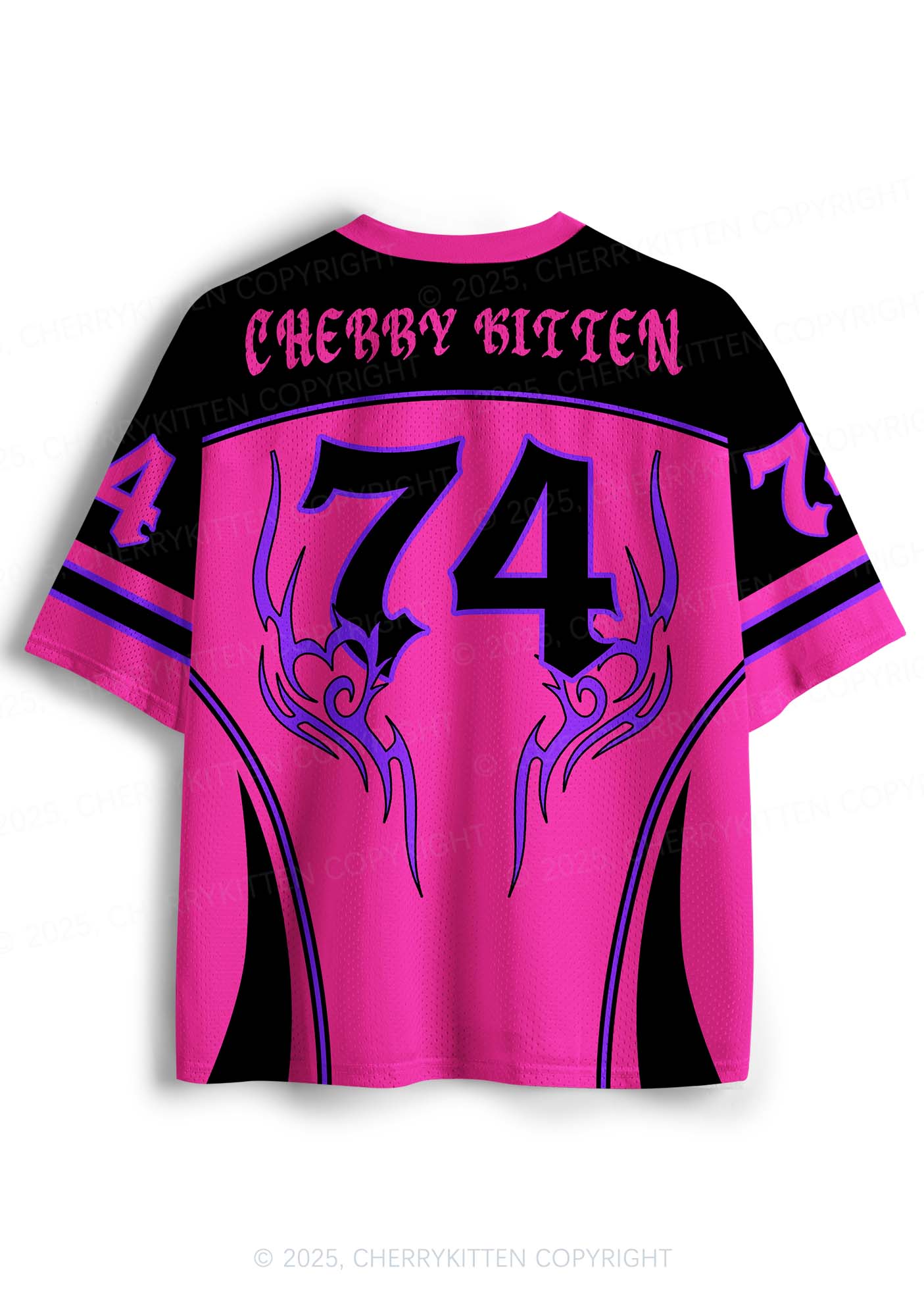 Custom Purple Faggot Pride Y2K Sport Jersey Shirts Cherrykitten - Image 3