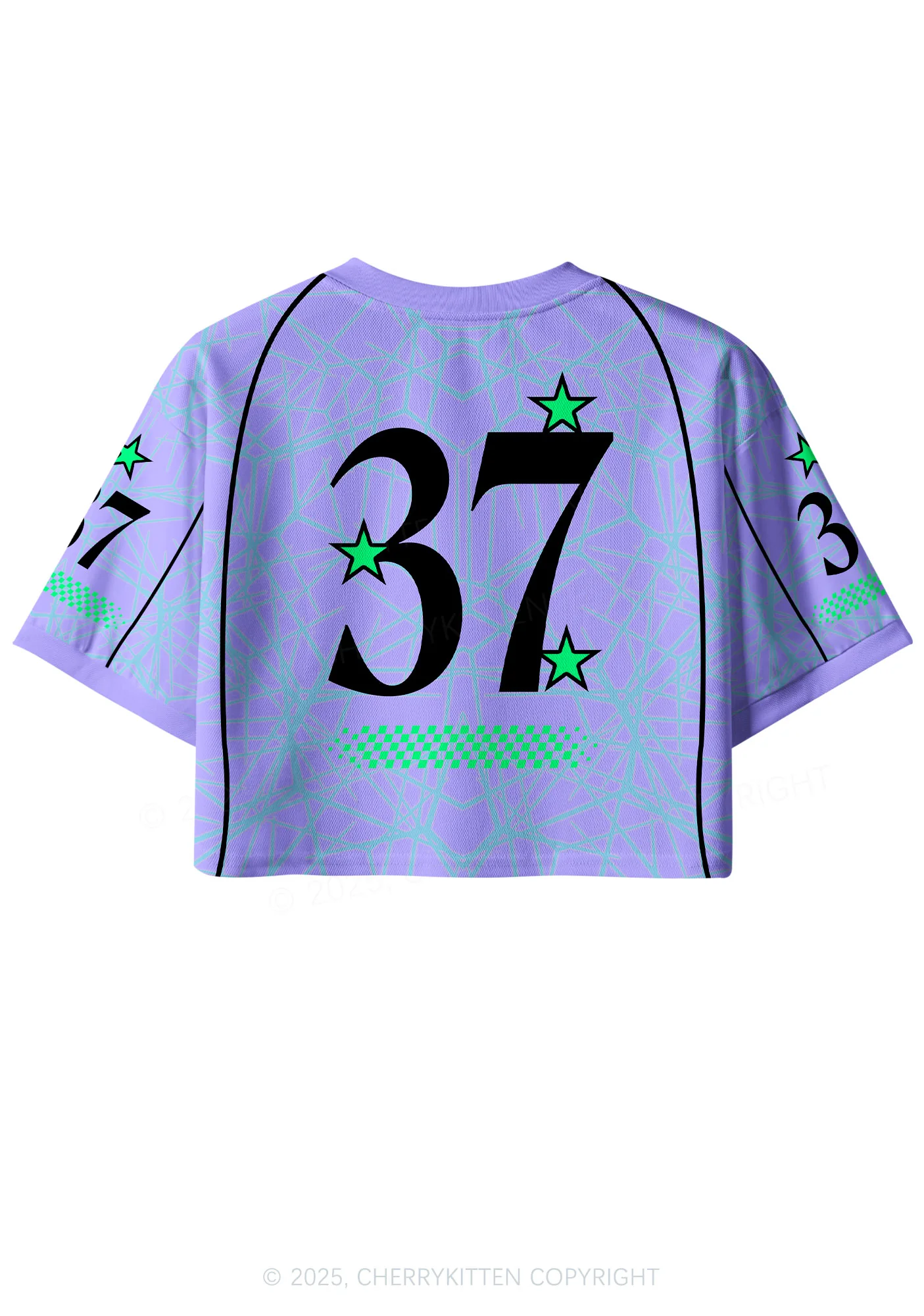 Custom Purple Gods Favorite Fag Pride Y2K Crop Sport Jersey Shirts Cherrykitten - Image 3