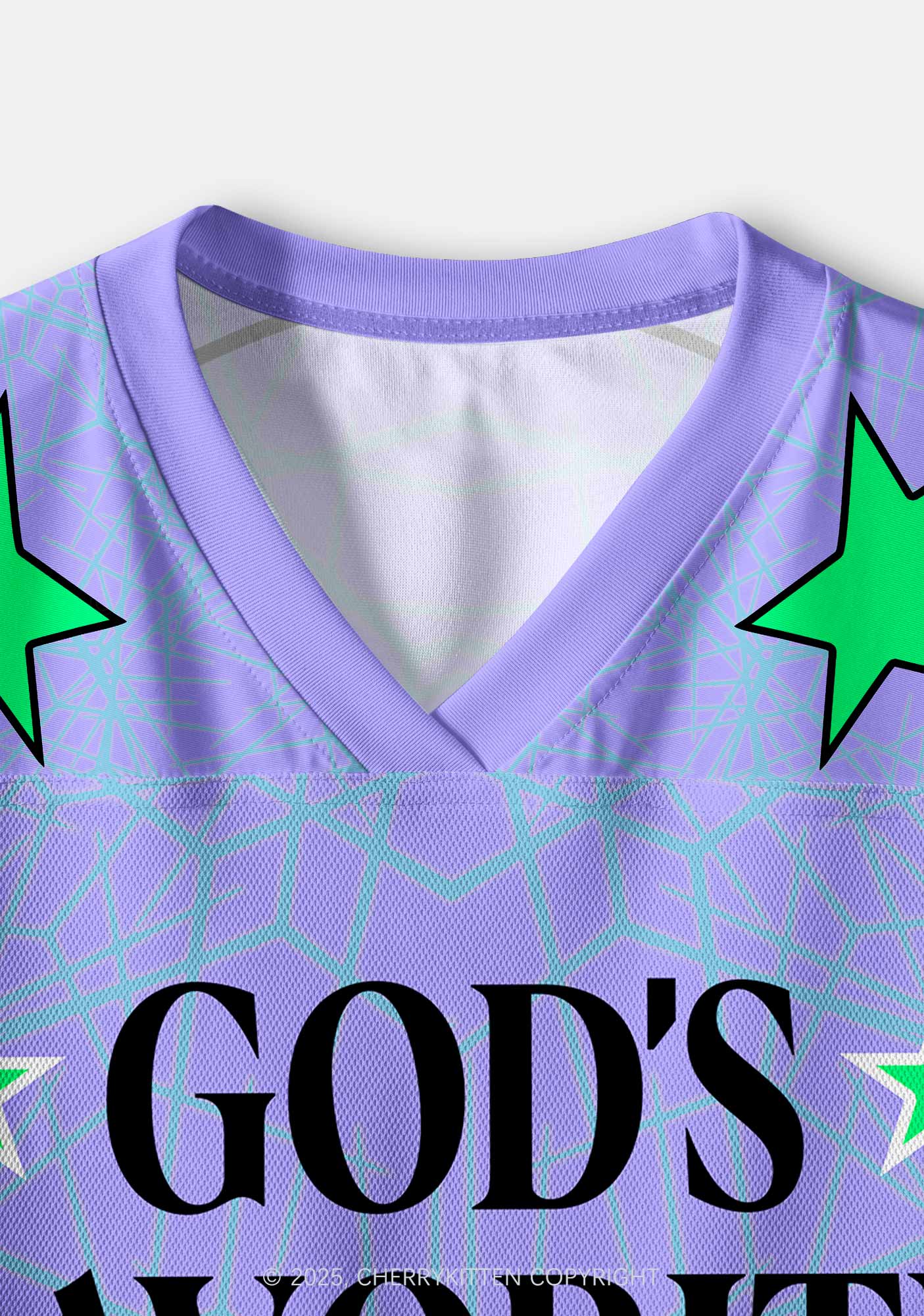 Custom Purple Gods Favorite Fag Pride Y2K Crop Sport Jersey Shirts Cherrykitten - Image 4