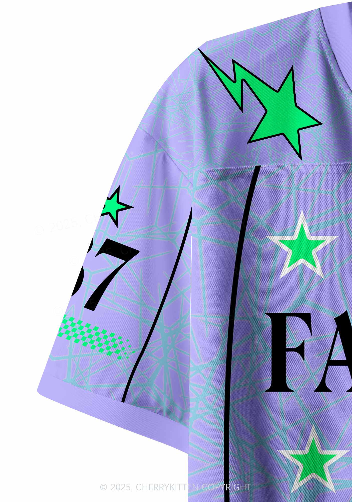 Custom Purple Gods Favorite Fag Pride Y2K Crop Sport Jersey Shirts Cherrykitten - Image 6