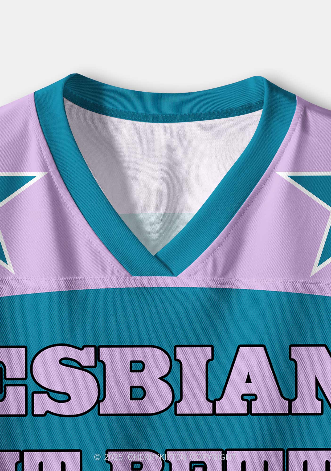 Custom Purple Lesbians Do It Better Pride Y2K Crop Sport Jersey Shirts Cherrykitten - Image 4