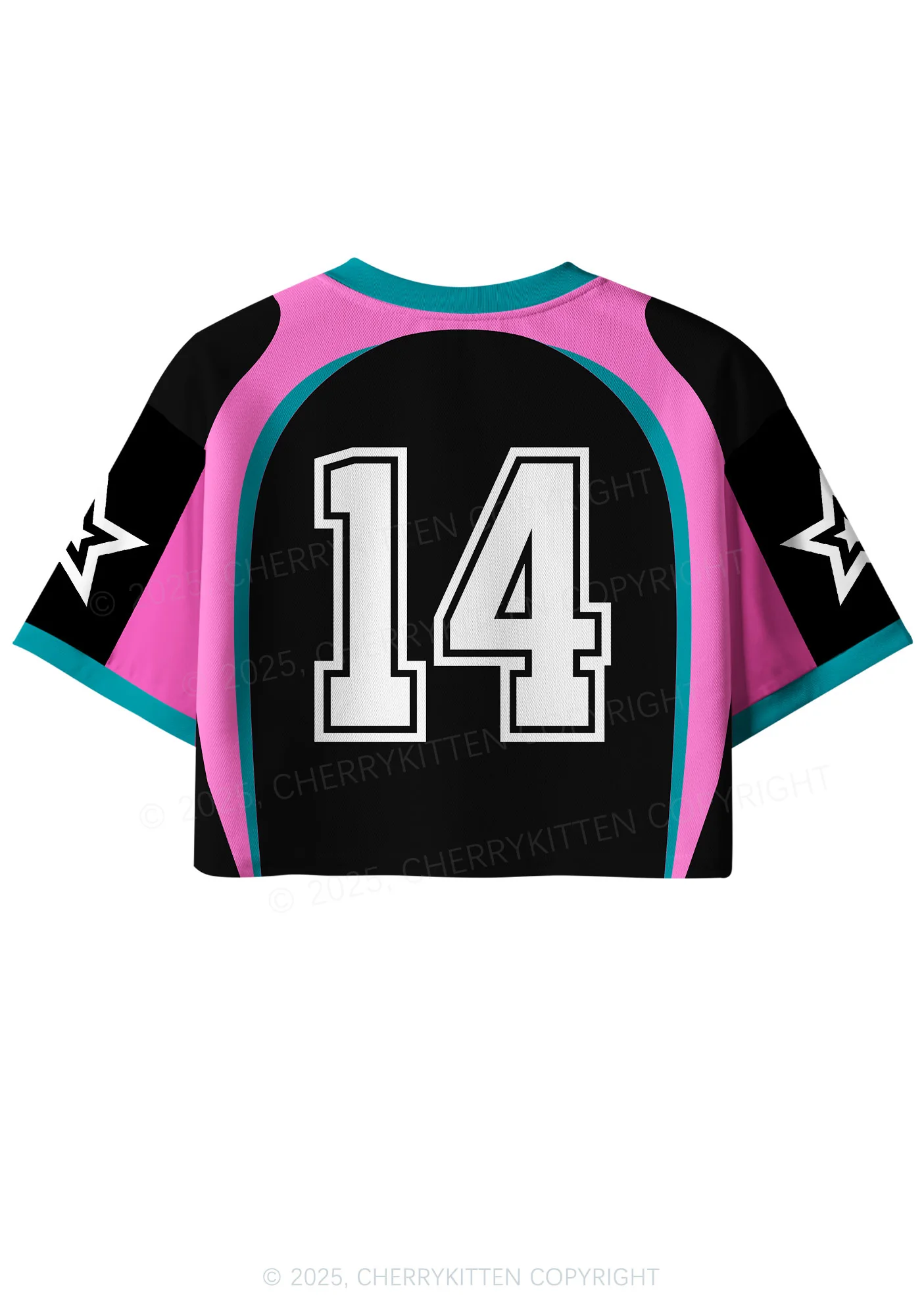 Custom Pxrn Star Y2K Crop Sport Jersey Shirts Cherrykitten - Image 3