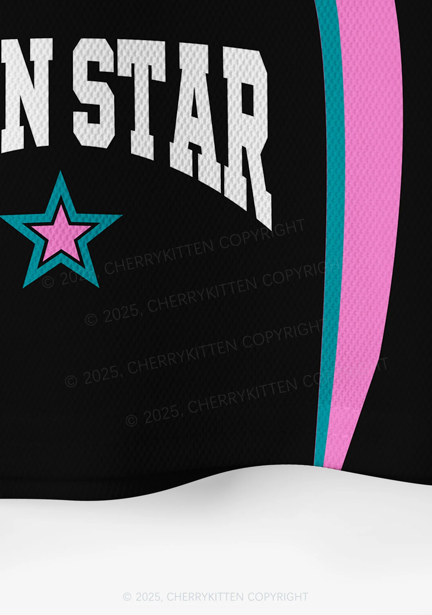 Custom Pxrn Star Y2K Crop Sport Jersey Shirts Cherrykitten - Image 5