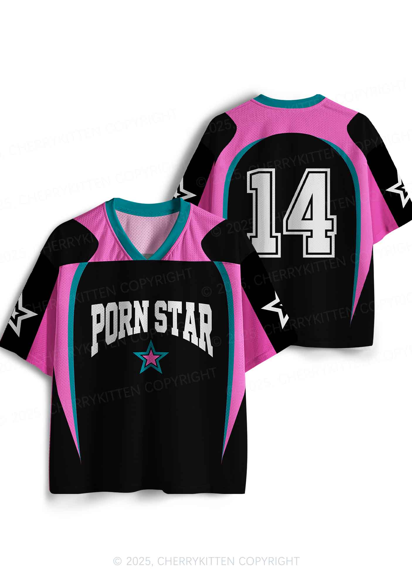 Custom Pxrn Star Y2K Sport Jersey Shirts Cherrykitten - Image 3