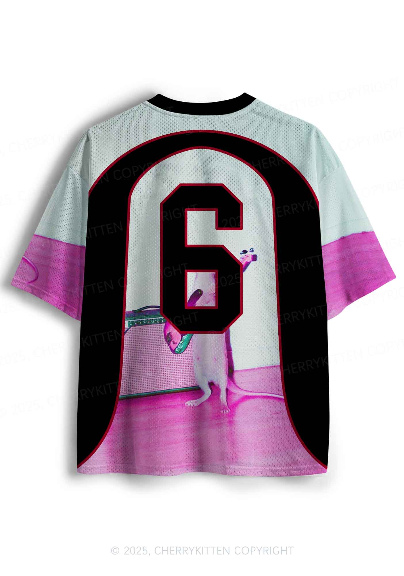 Custom Rat Guitarist Y2K Sport Jersey Shirts Cherrykitten - Image 2