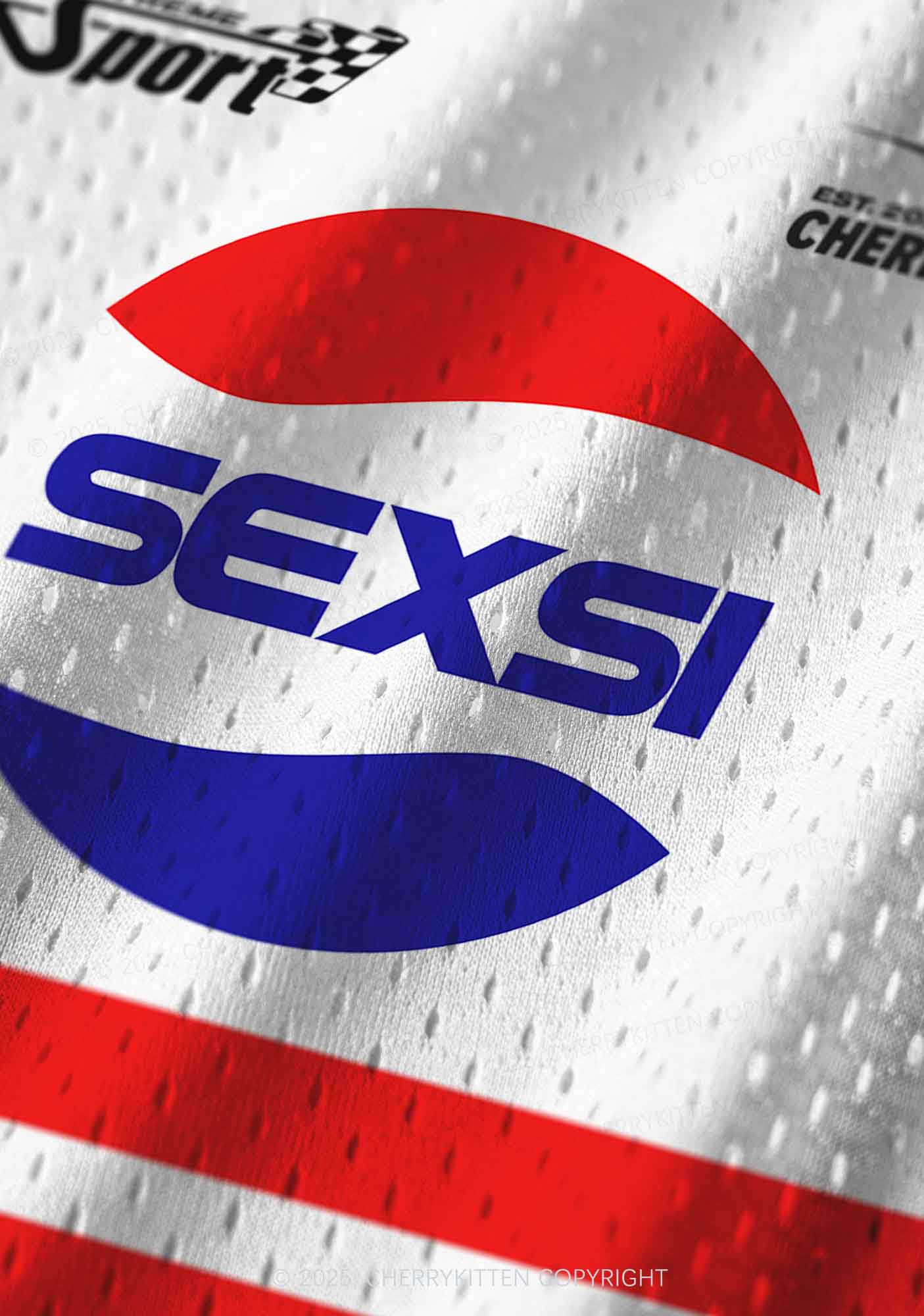 Custom Red Blue Sexsi Y2K Sport Jersey Tank Cherrykitten - Image 3