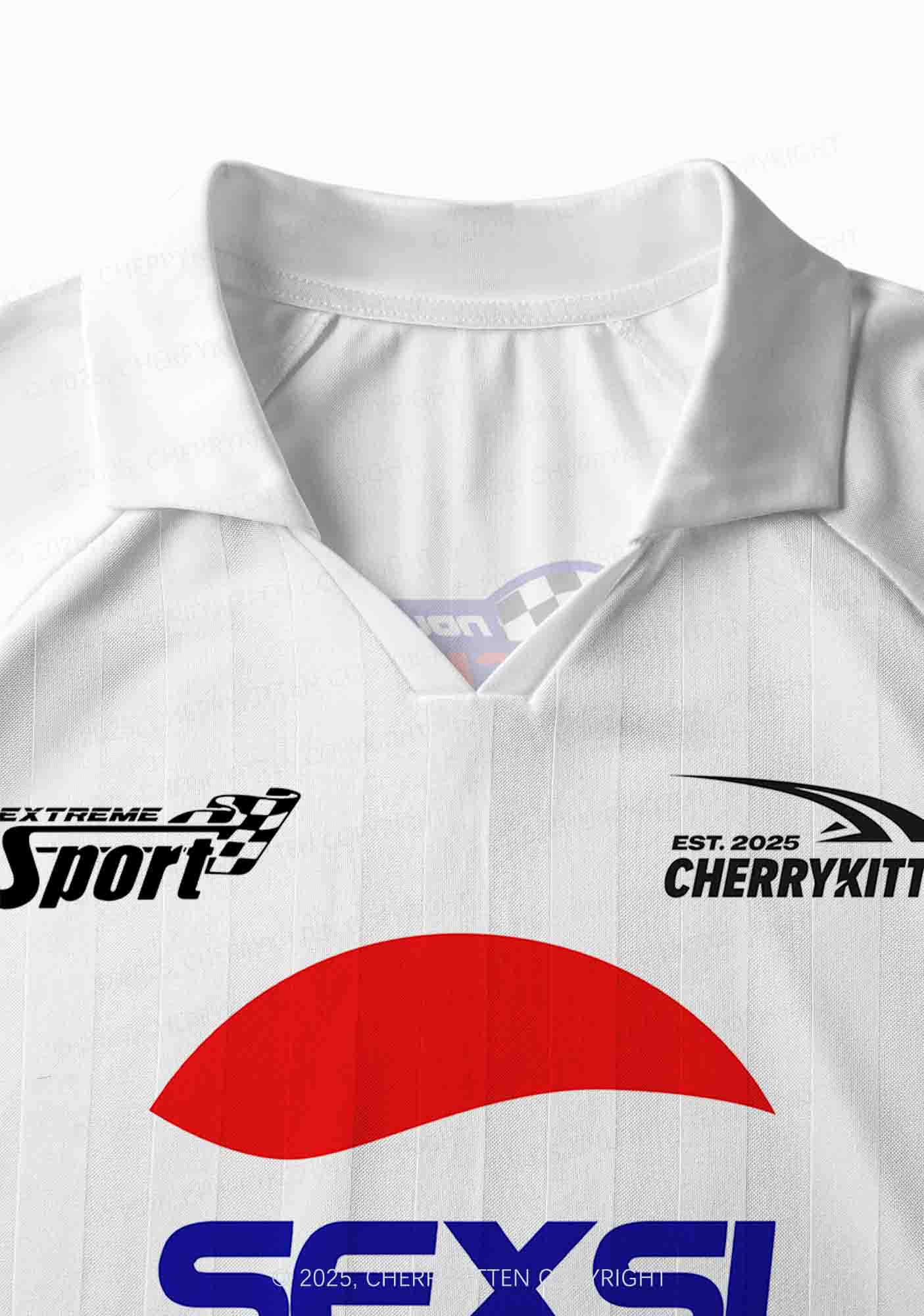 Custom Red Blue Sexsi Y2K Sport Long Sleeve Jersey Shirts Cherrykitten - Image 3