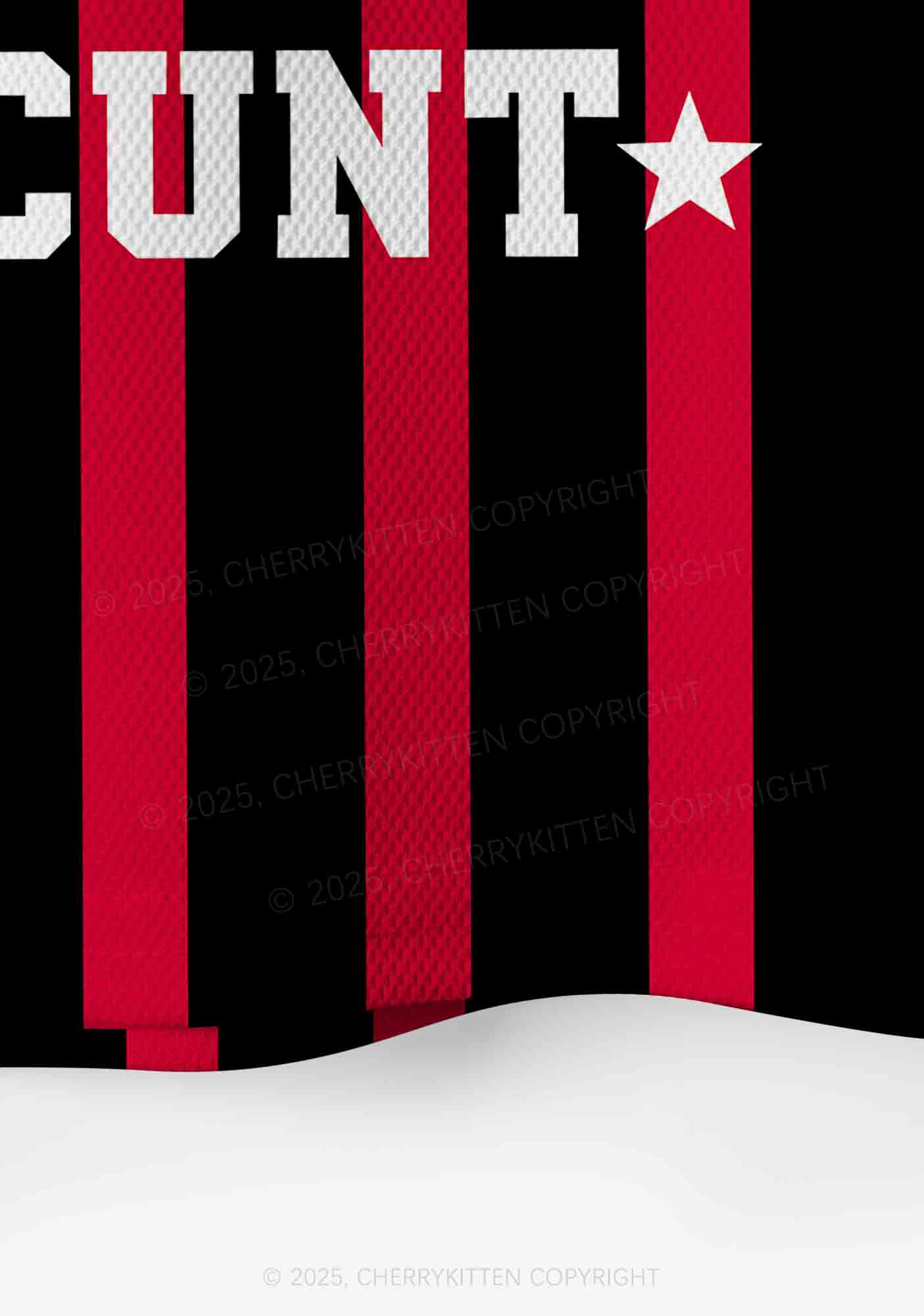 Custom Red Cxxt Stars Y2K Crop Sport Jersey Shirts Cherrykitten - Image 4