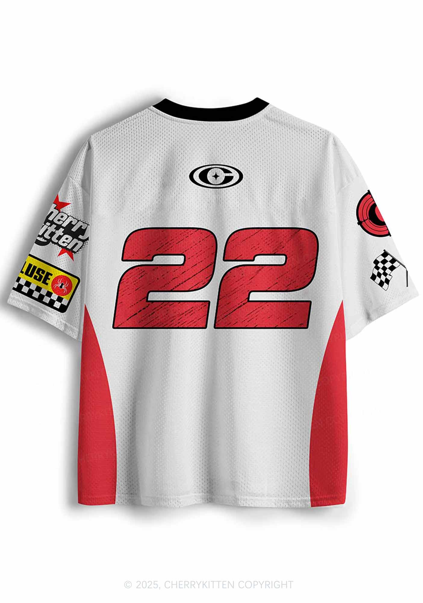 Custom Red Cxxt Y2K Sport Jersey Shirts Cherrykitten - Image 3