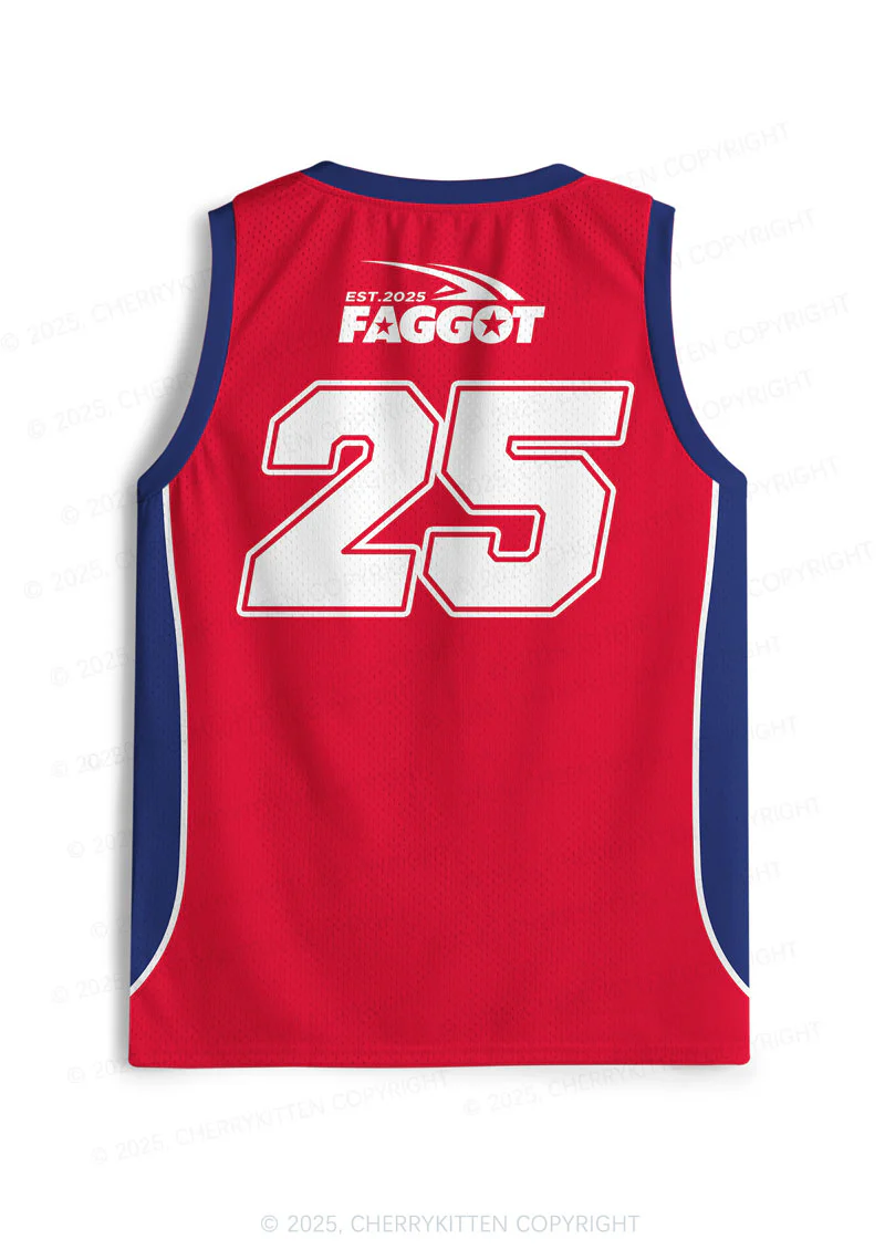Custom Red Faggot Pride Y2K Sport Jersey Tank Cherrykitten - Image 2