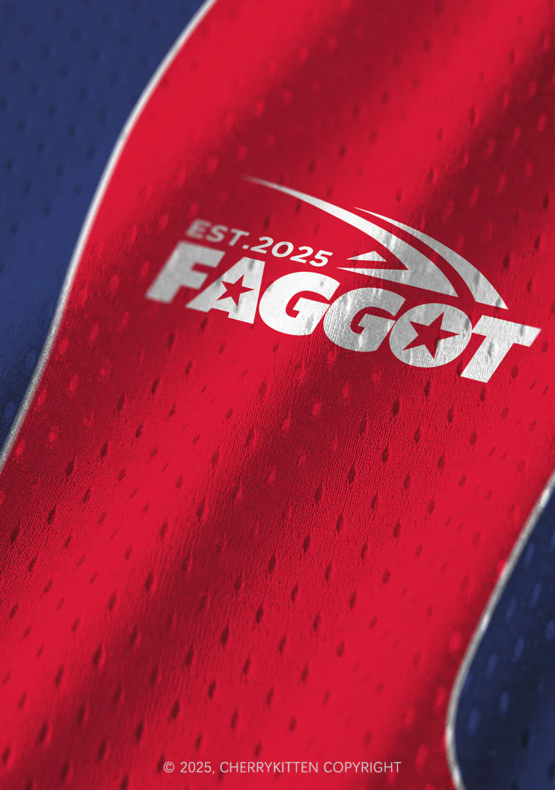 Custom Red Faggot Pride Y2K Sport Jersey Tank Cherrykitten - Image 4