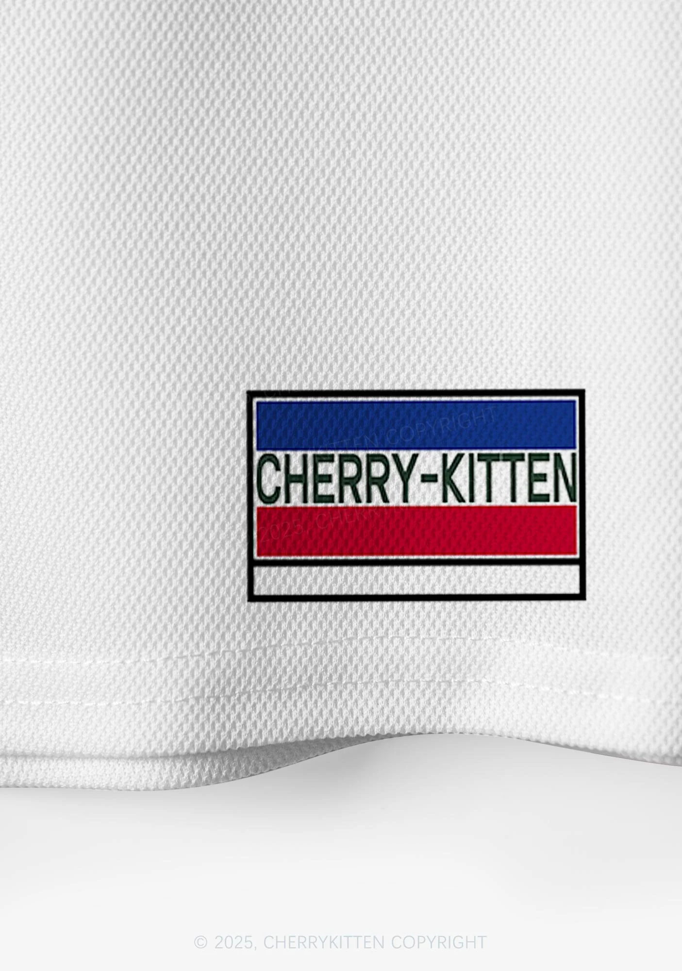 Custom Red Feral Y2K Crop Sport Jersey Shirts Cherrykitten - Image 4