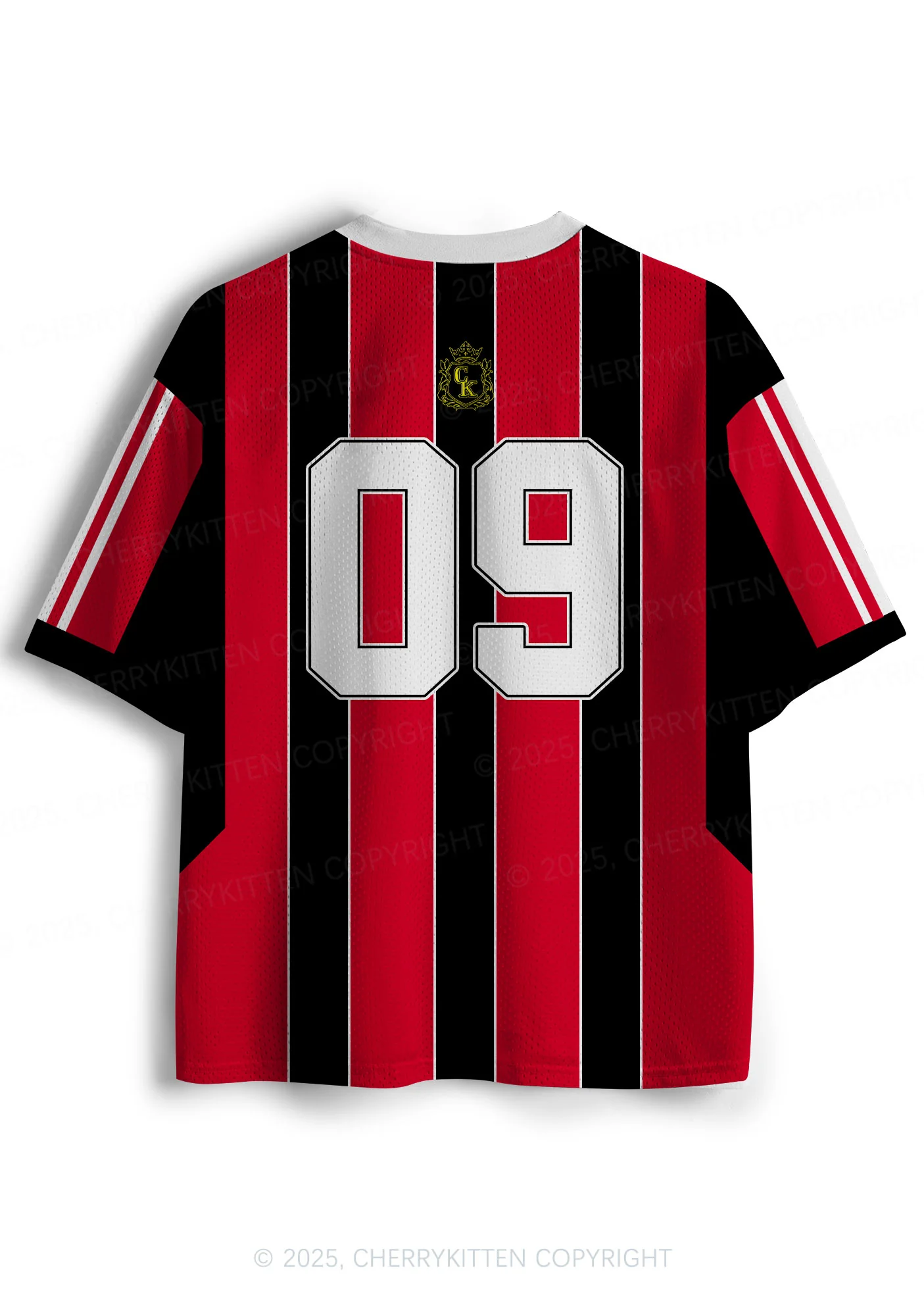 Custom Red Star Girl Y2K Sport Jersey Shirts Cherrykitten - Image 2