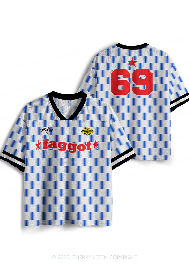 Custom Red Stars Faggot Pride Y2K Sport Jersey Shirts Cherrykitten - Image 4