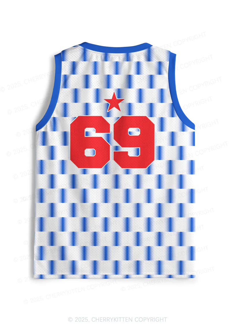 Custom Red Stars Faggot Pride Y2K Sport Jersey Tank Cherrykitten - Image 2