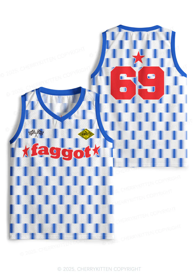 Custom Red Stars Faggot Pride Y2K Sport Jersey Tank Cherrykitten - Image 3