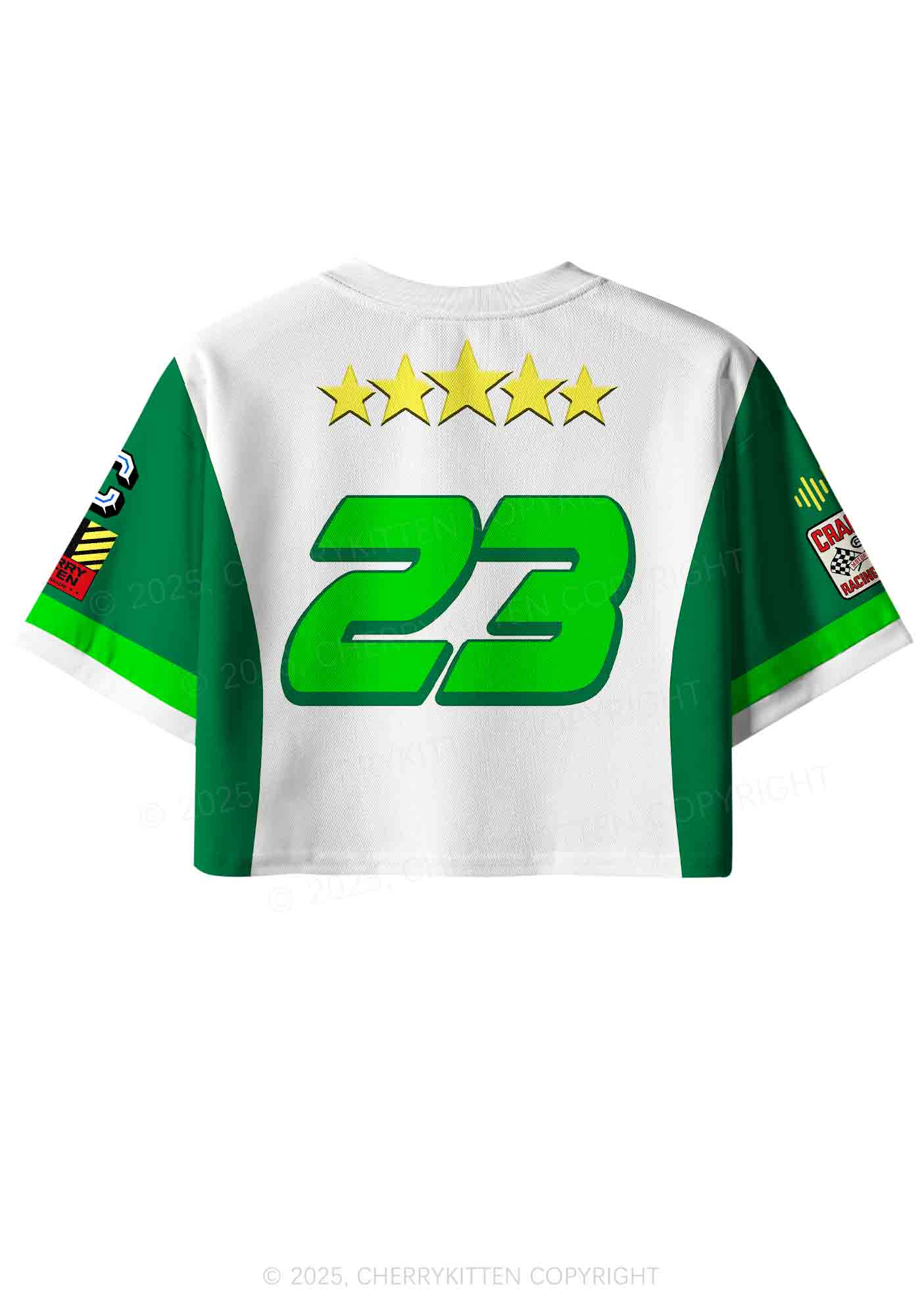 Custom Ride A DJ Y2K Crop Sport Jersey Shirts Cherrykitten - Image 3
