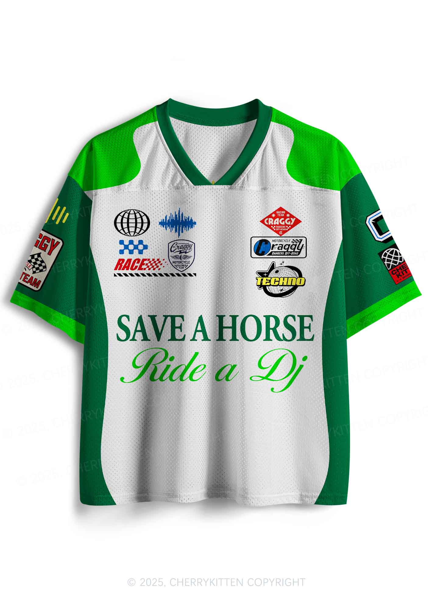 Custom Ride A DJ Y2K Sport Jersey Shirts Cherrykitten - Image 2