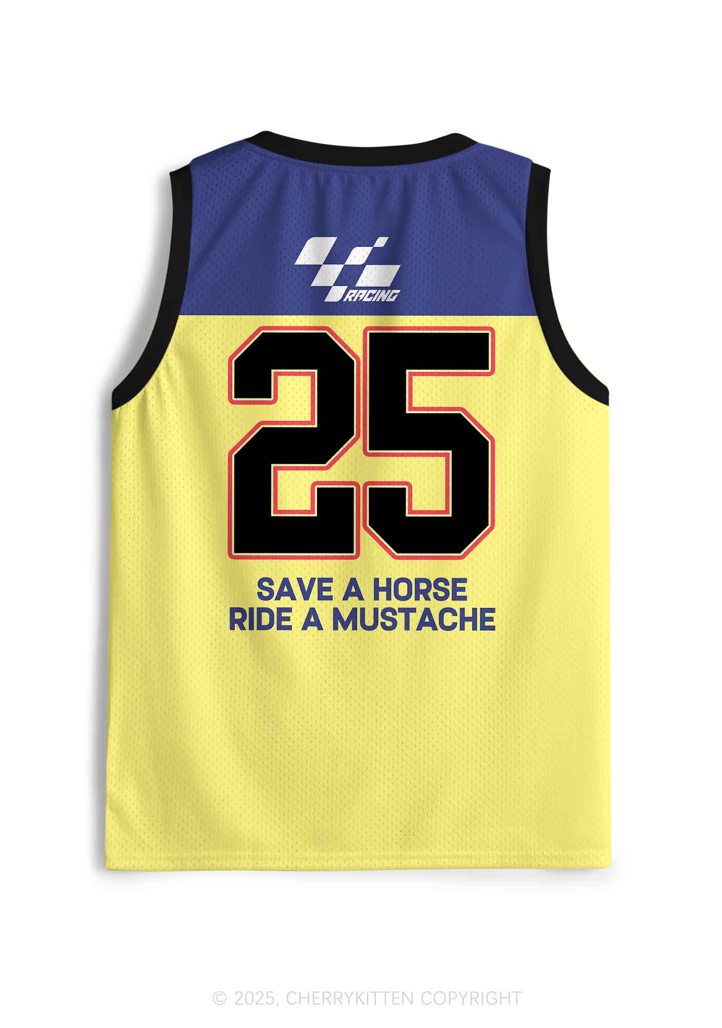 Custom Ride A Mustache Y2K Sport Jersey Tank Cherrykitten - Image 3