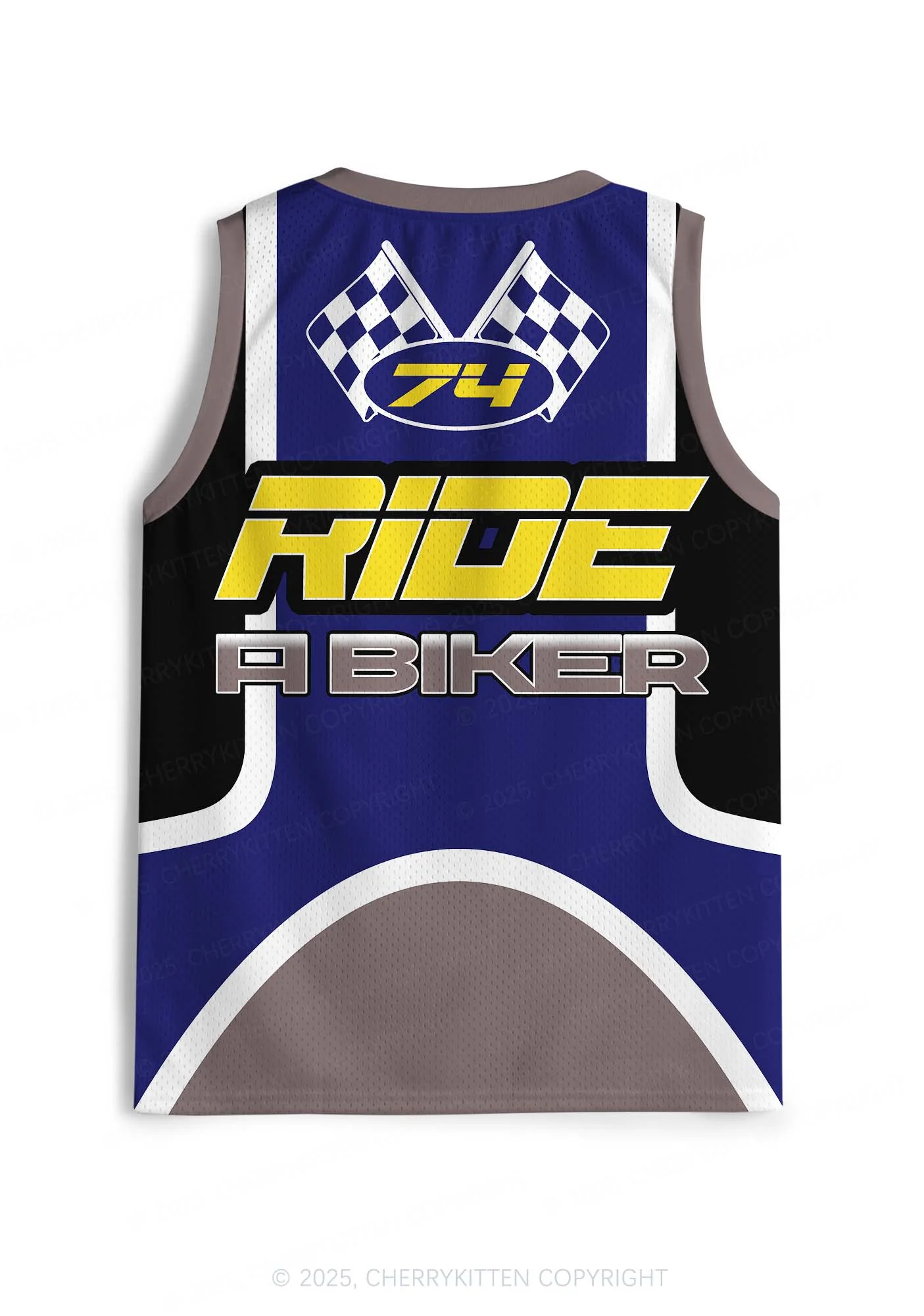 Custom Save A Bike Y2K Sport Jersey Tank Cherrykitten - Image 3