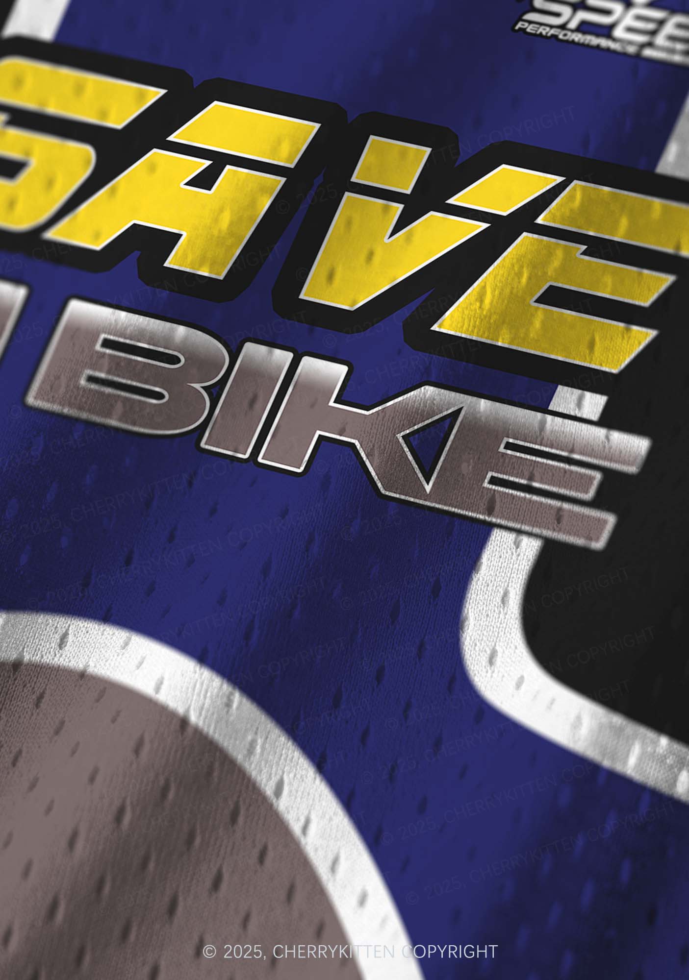 Custom Save A Bike Y2K Sport Jersey Tank Cherrykitten - Image 4