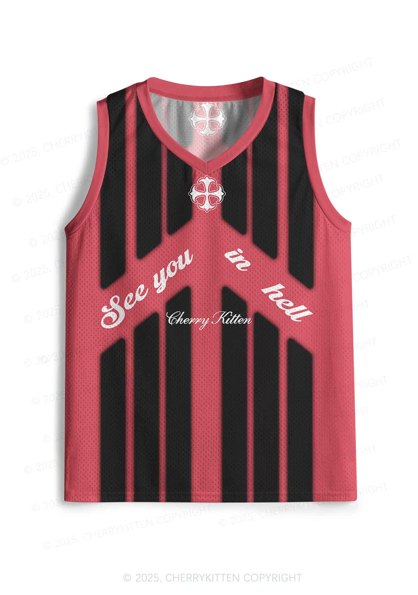 Custom See You In Hell Y2K Sport Jersey Tank Cherrykitten - Image 2