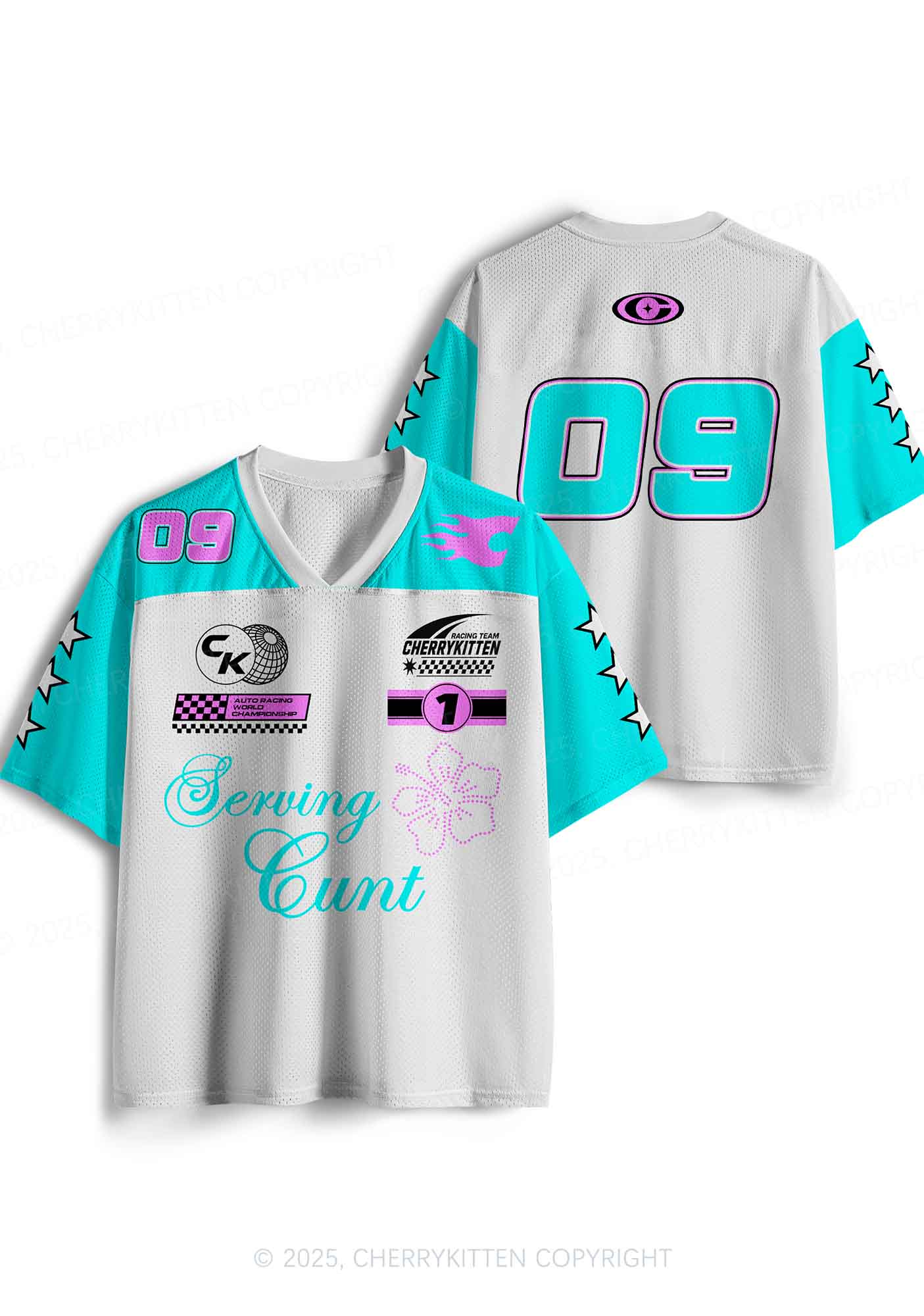 Custom Serving Cxxt Y2K Sport Jersey Shirts Cherrykitten - Image 3