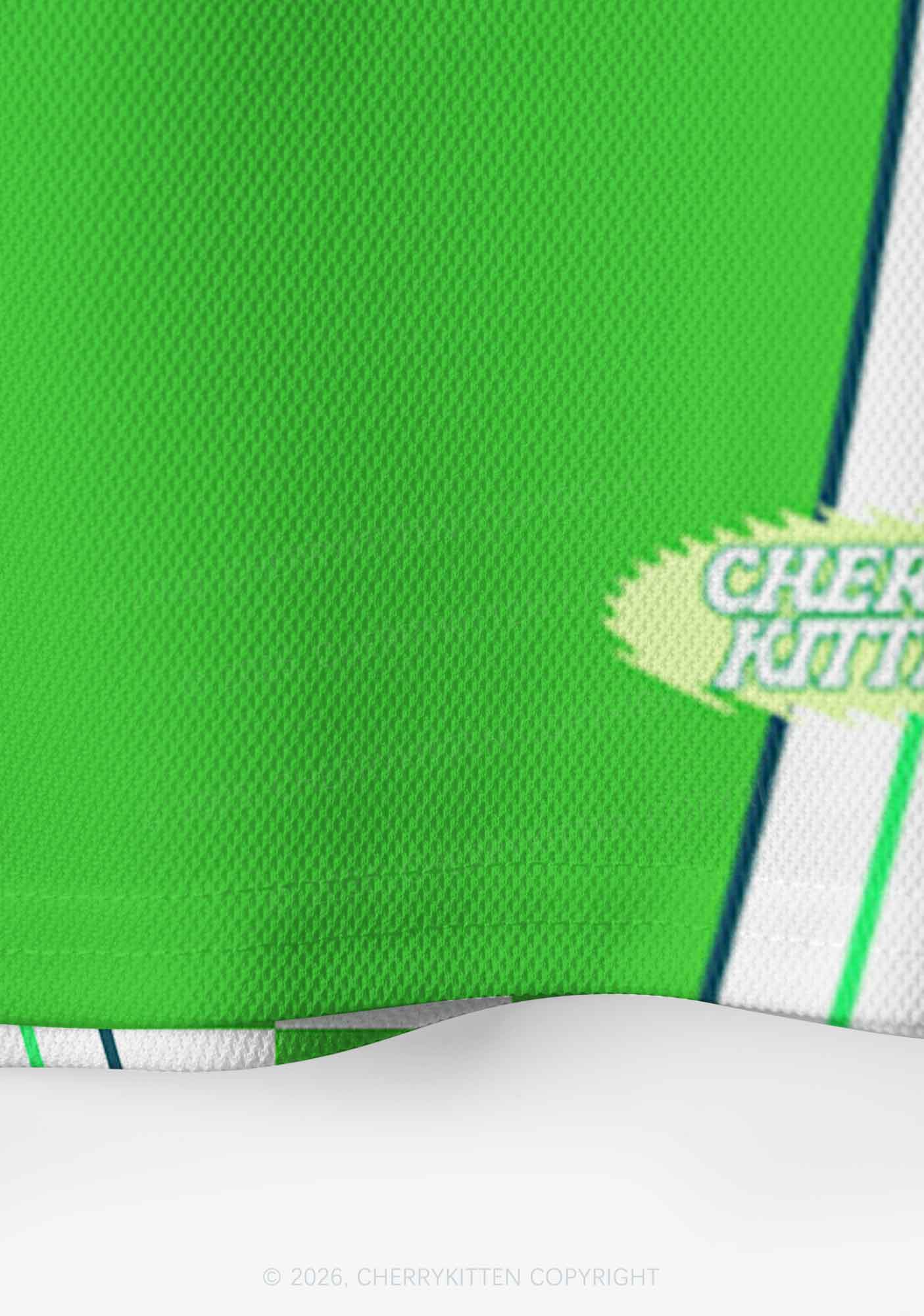 Custom Shake Your Shamrocks St Patricks Y2K Crop Sport Jersey Shirts Cherrykitten - Image 6