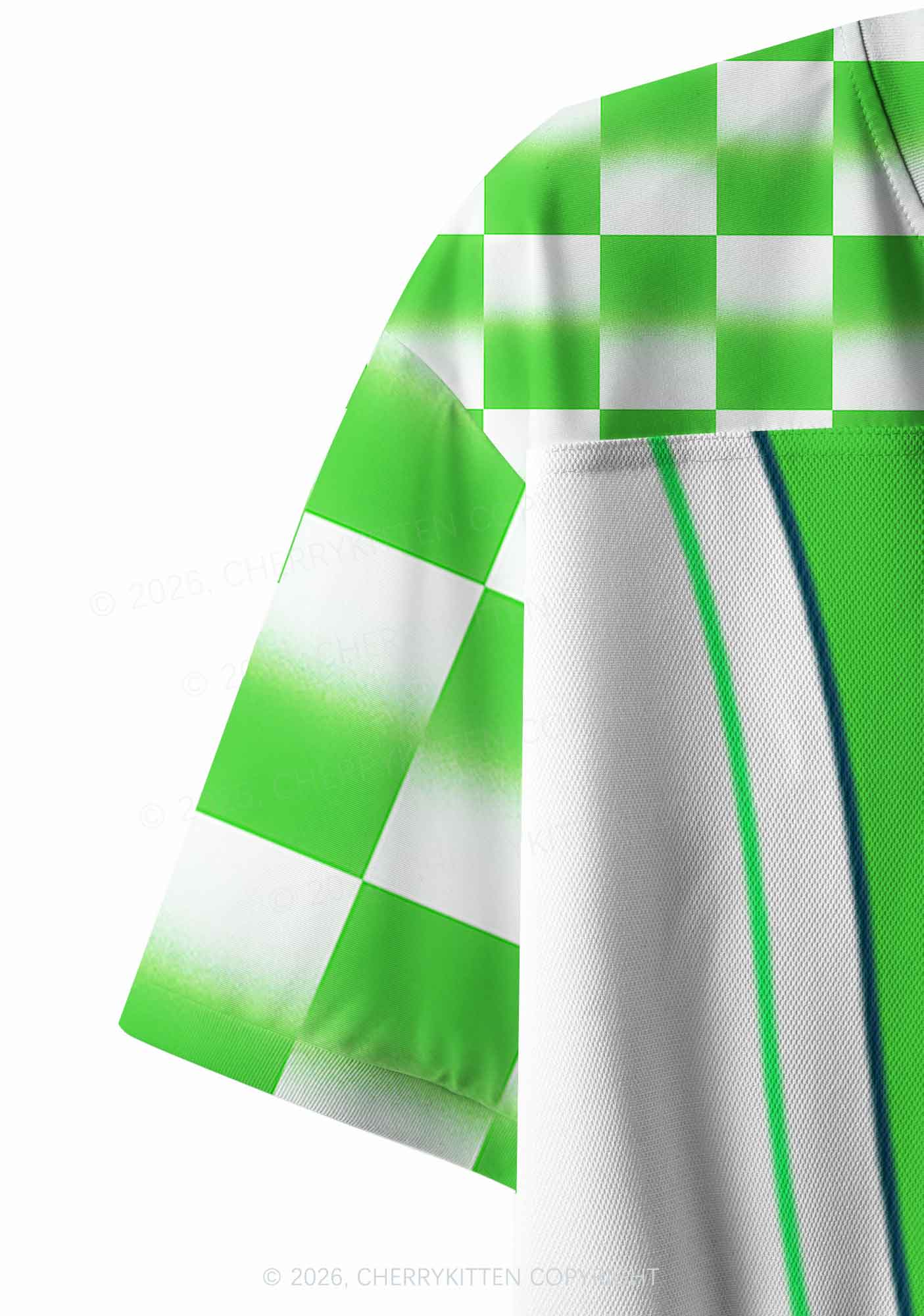 Custom Shake Your Shamrocks St Patricks Y2K Crop Sport Jersey Shirts Cherrykitten - Image 7