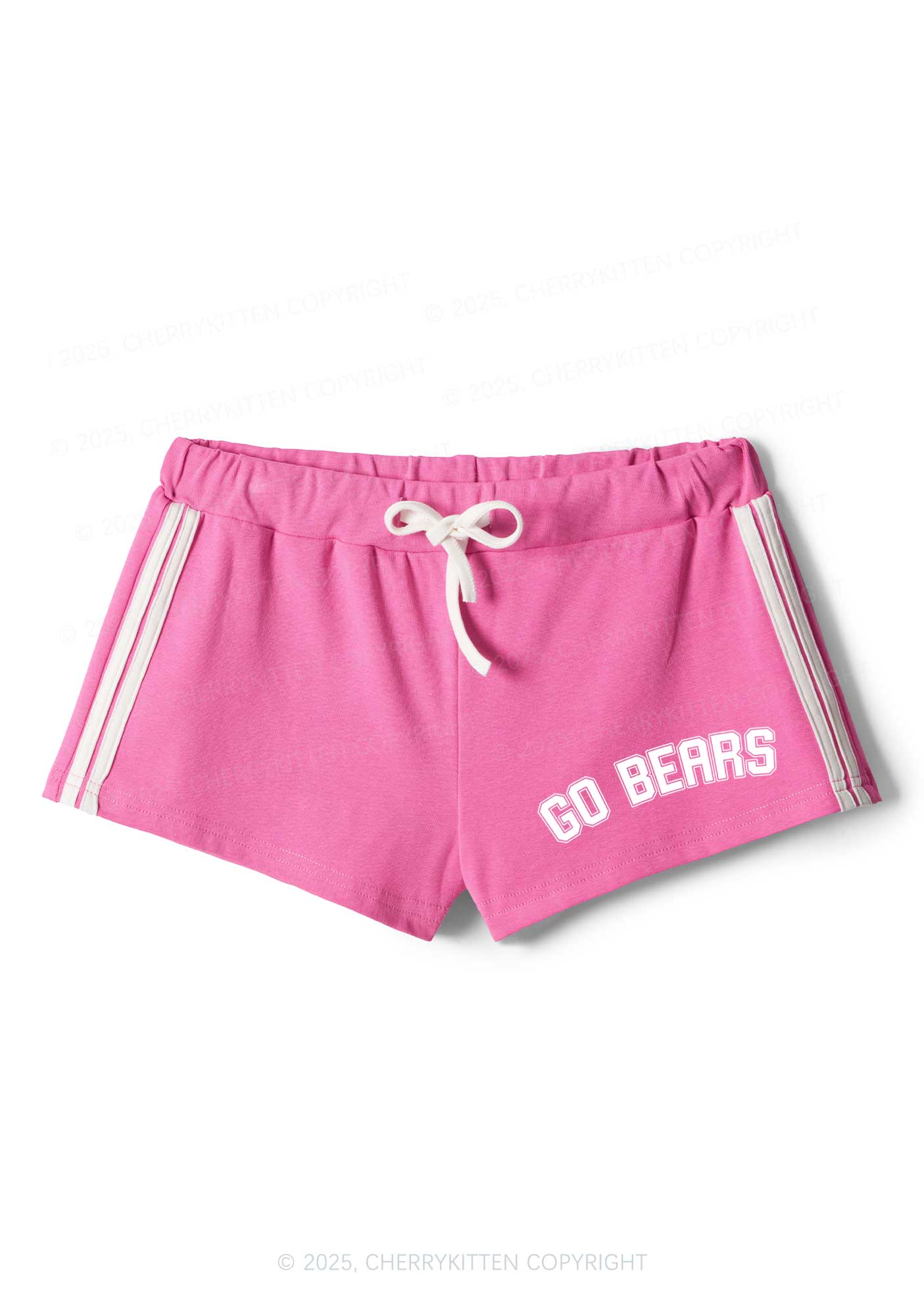 Custom Slogan Y2K Drawstring Mini Shorts Cherrykitten - Image 4