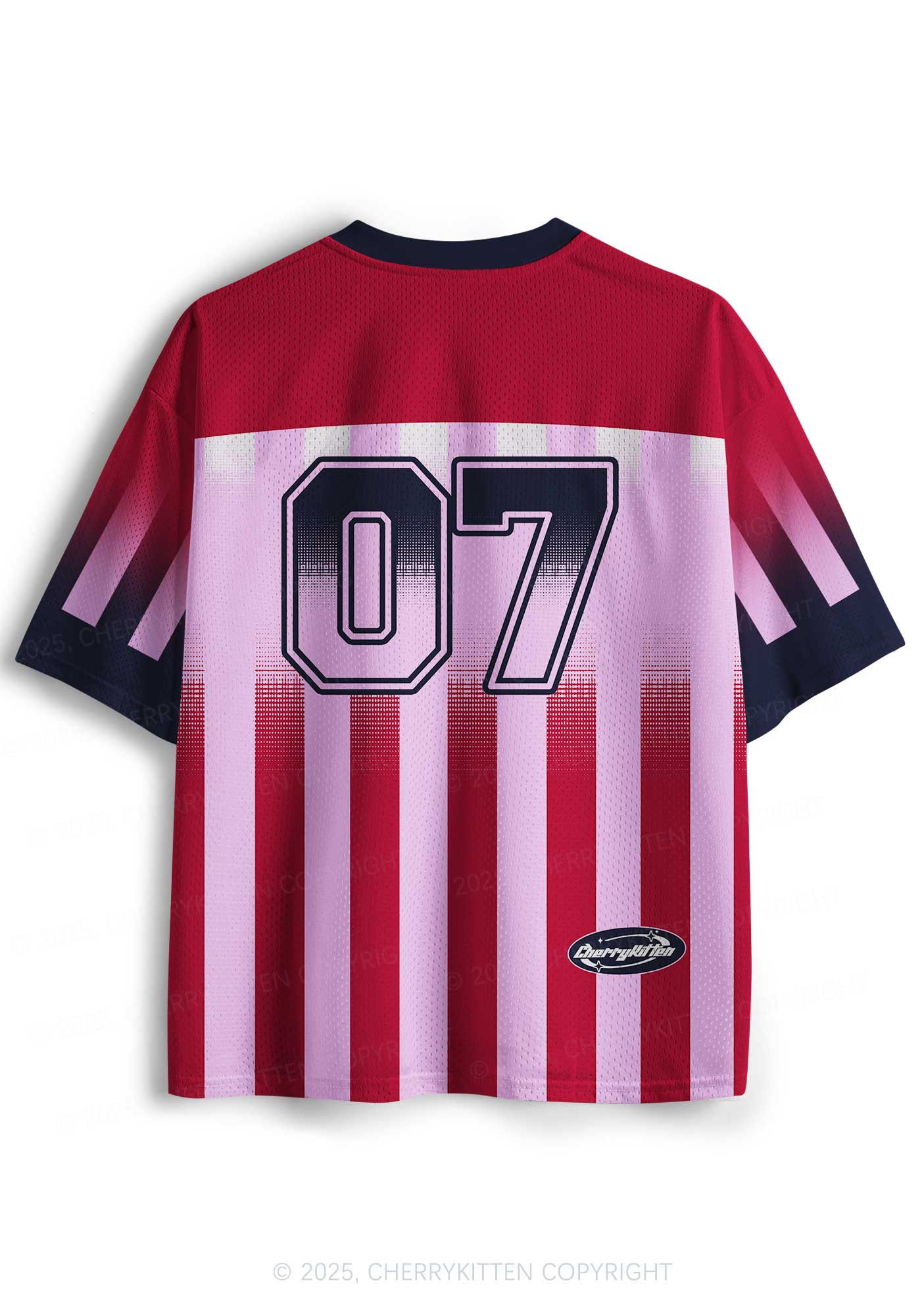 Custom Small But Big Heart Y2K Sport Jersey Shirts Cherrykitten - Image 2