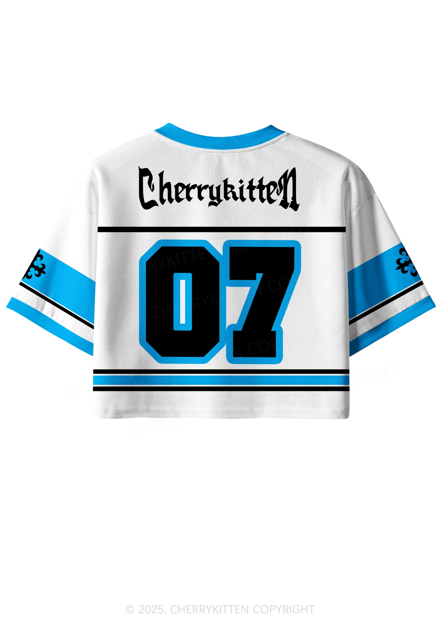 Custom Smoke Blunt Y2K Crop Sport Jersey Shirts Cherrykitten - Image 3