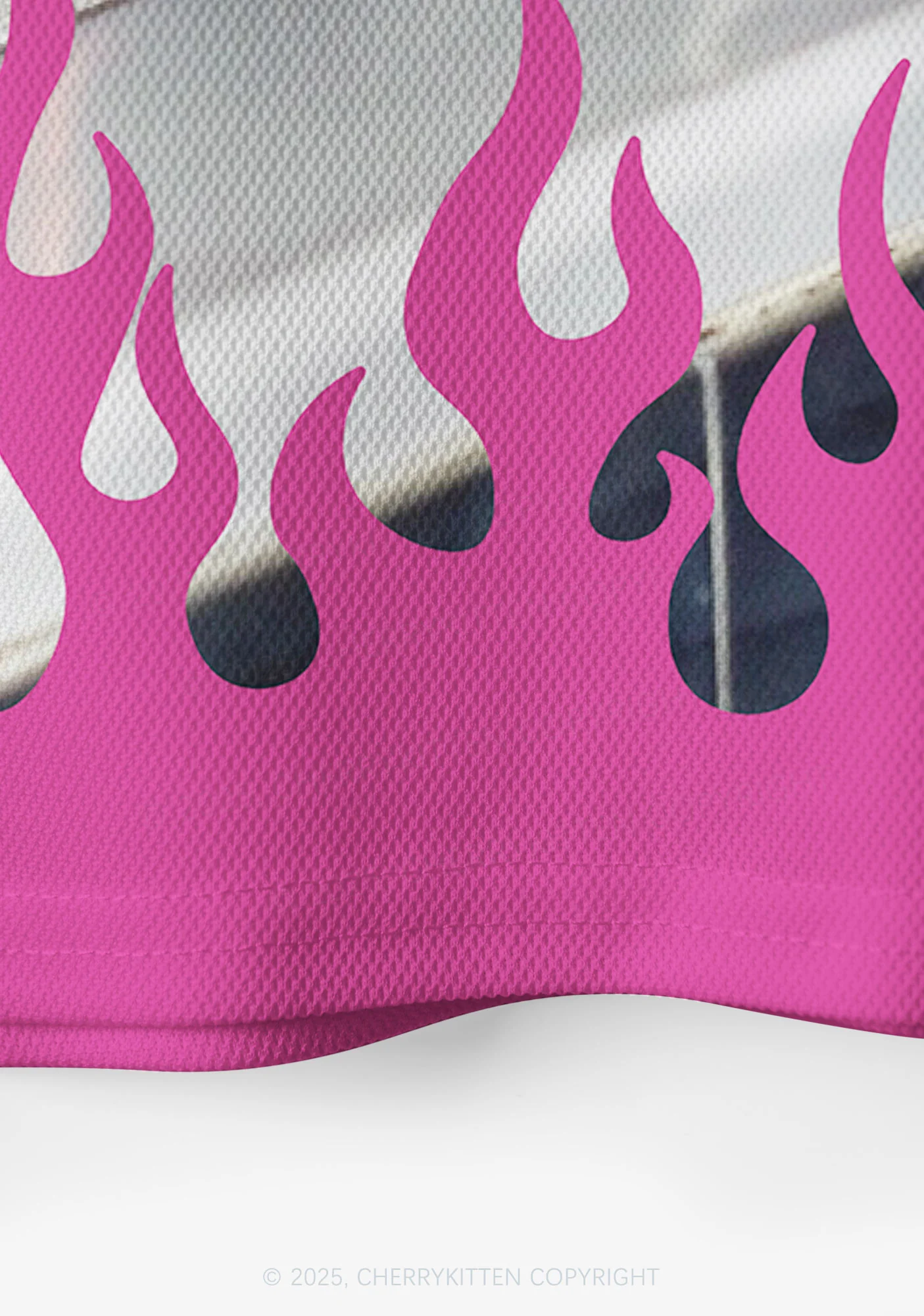 Custom Smoking Woman Y2K Crop Sport Jersey Shirts Cherrykitten - Image 4