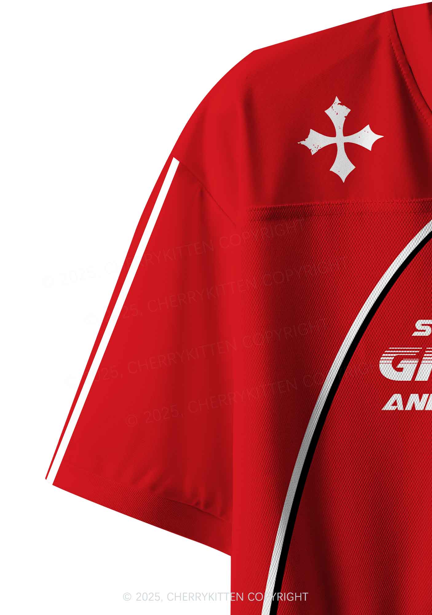 Custom Sorry For Having Correct Opinions Y2K Crop Sport Jersey Shirts Cherrykitten - Image 5