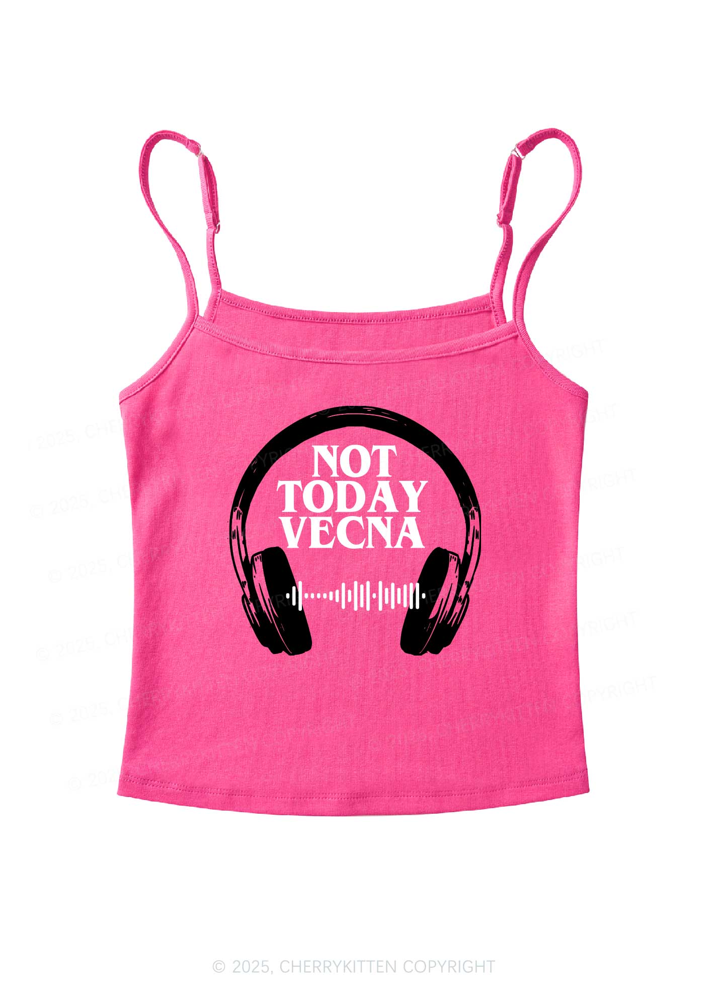 Custom Spotify Code Not Today Y2K Spaghetti Strap Cami Cherrykitten - Image 5