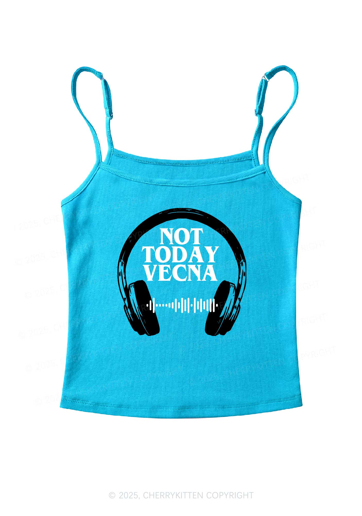 Custom Spotify Code Not Today Y2K Spaghetti Strap Cami Cherrykitten - Image 6